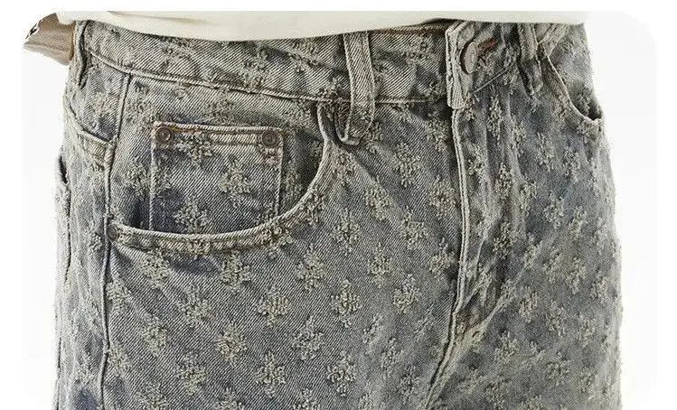 Japanese Brand Streetwear Design Cross Straight Jeans Pants y2k Size US 32 / EU 48 - 4 Thumbnail