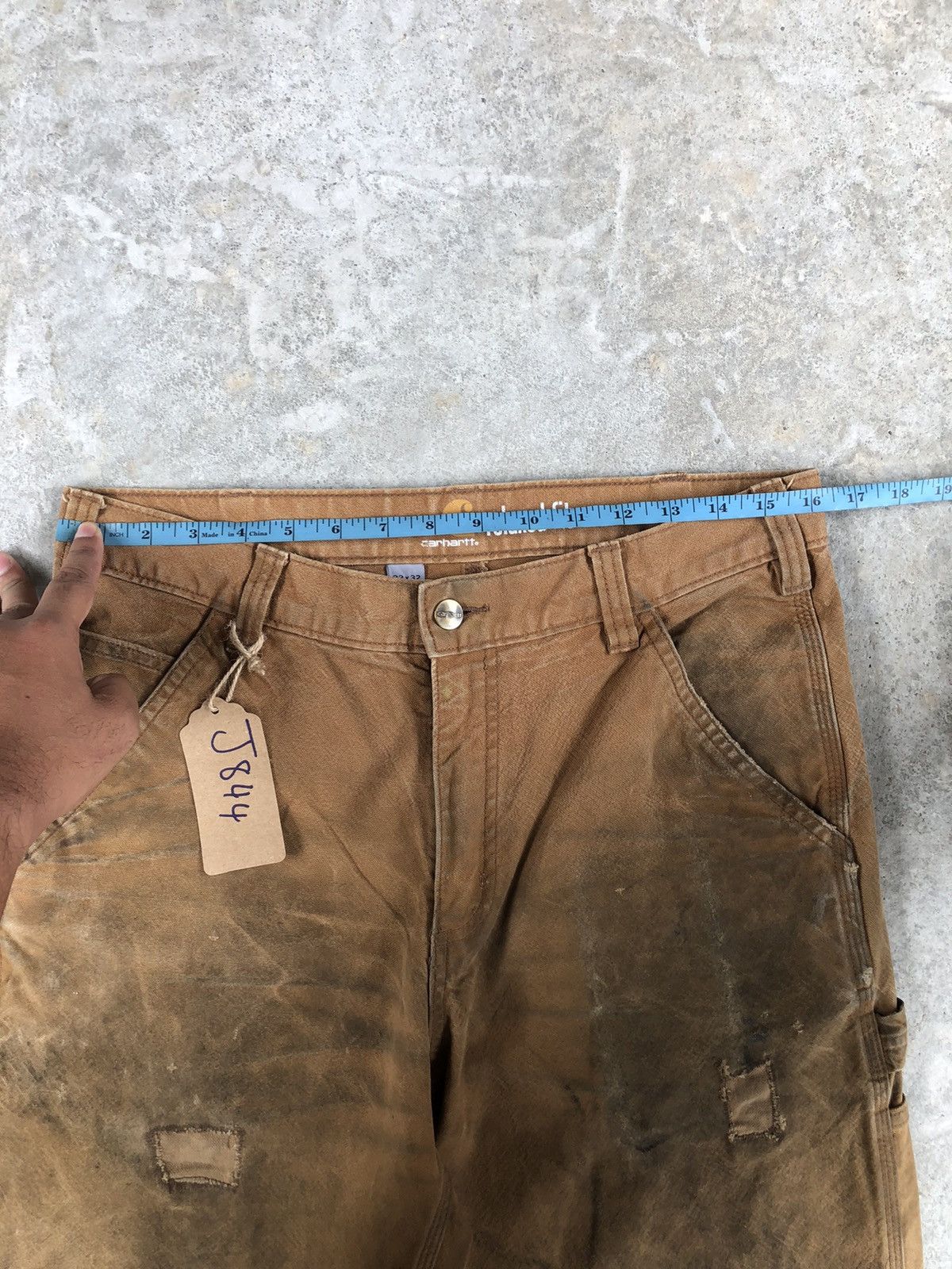 Carhartt Carharrt Distressed Jeans Carpenter Size US 32 / EU 48 - 24 Thumbnail