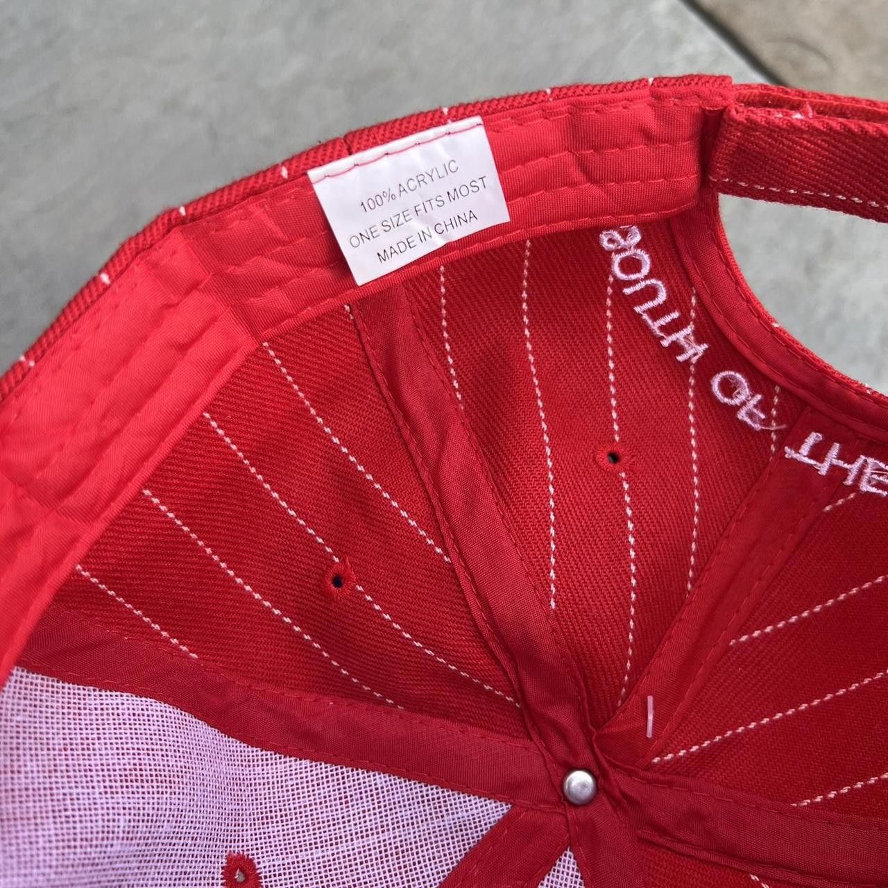 Other South of the Border Red Pinstripe SOB Strap-back Hat Size ONE SIZE - 7 Thumbnail