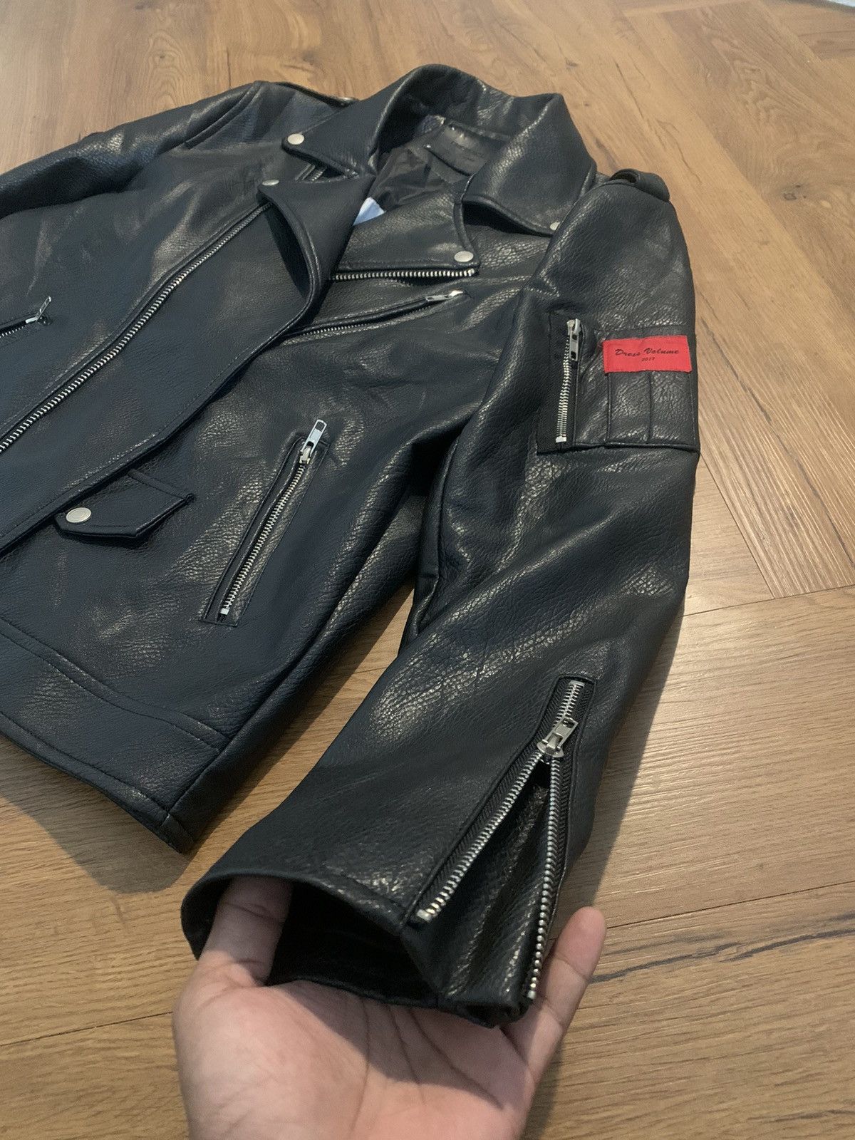 14th Addiction × If Six Was Nine × Le Grande Bleu (L.G.B.) Dress Volume faux Leater jacket Ramones Size US L / EU 52-54 / 3 - 3 Thumbnail