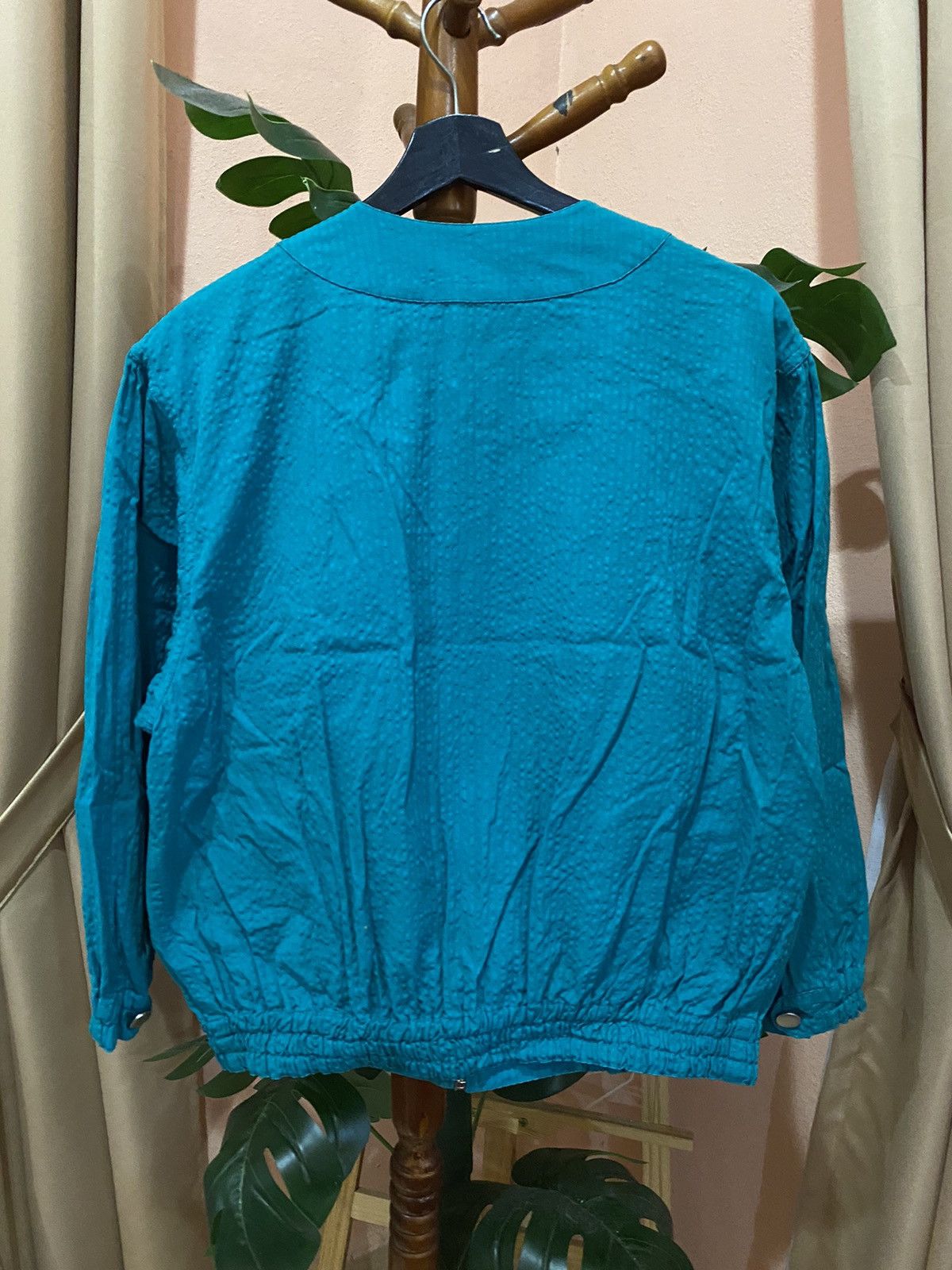 Other Oxford Sports 1985 Teal Cotton Jacket - Retro Sportswear Size US M / EU 48-50 / 2 - 8 Thumbnail