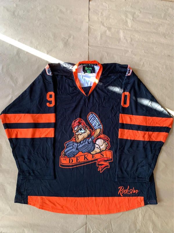 NHL Rockstar the dekes hockey jersey rare 2xl Size US XXL / EU 58 / 5 - 1 Thumbnail