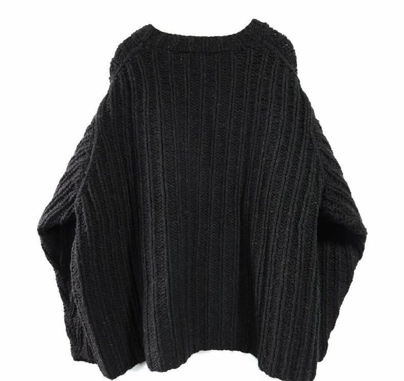 Yohji Yamamoto yohji yamamoto 1993AW outline wool knit sweater-2505 Size US M / EU 48-50 / 2 - 2 Thumbnail