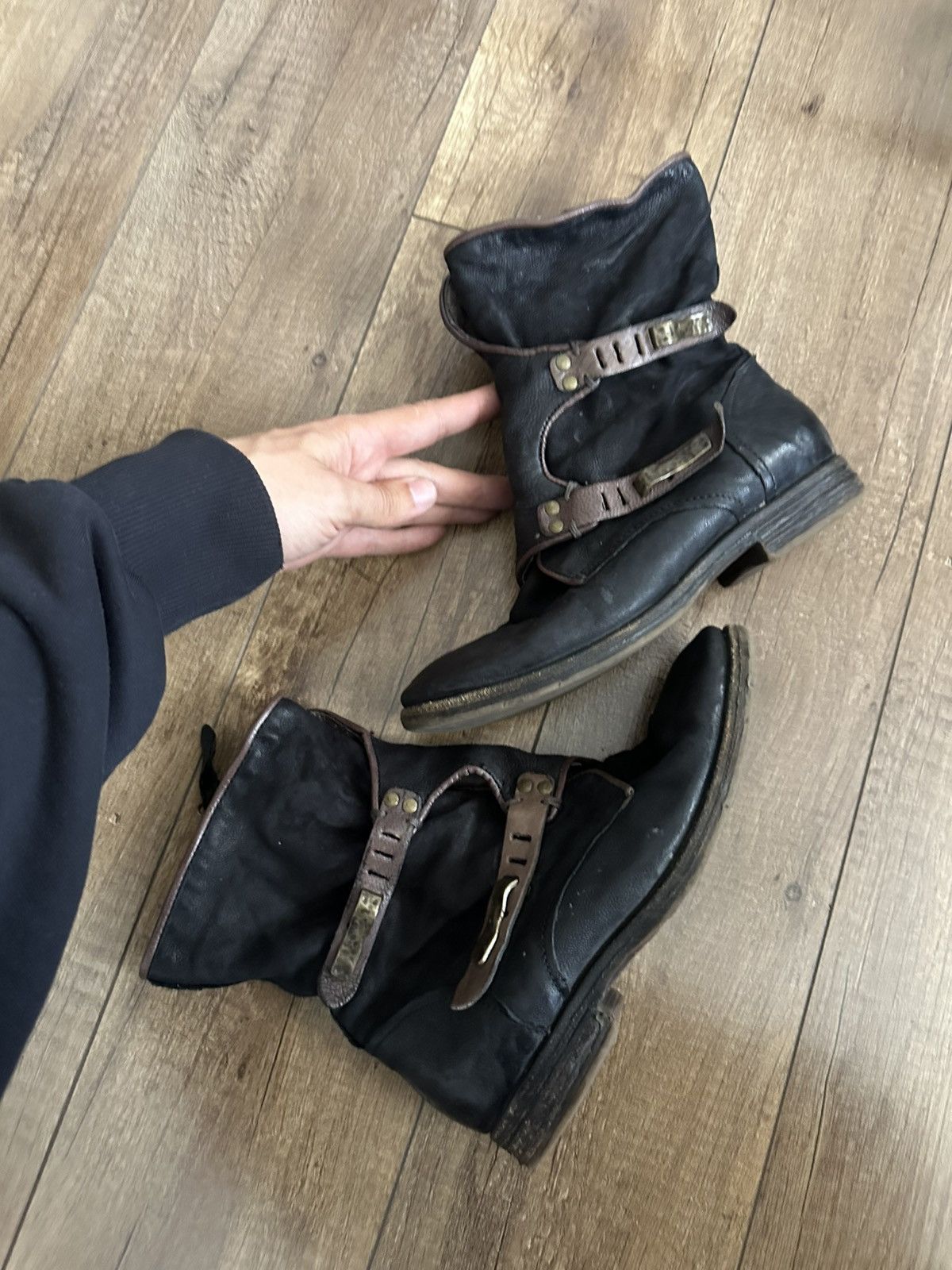 A.S.98 AS 98 Airstep Vintage High Top Boots Shoes Avant Garde Size US 5 / EU 37 - 5 Thumbnail