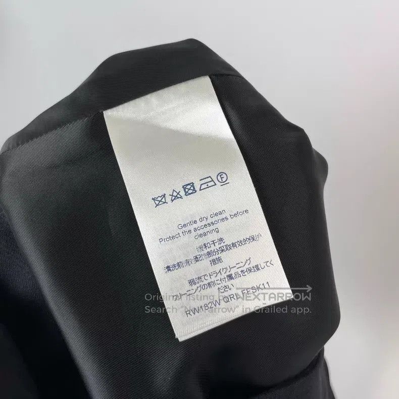 Louis Vuitton Louis Vuitton Black double-breasted gold high-waisted A-li Size 35" - 7 Thumbnail