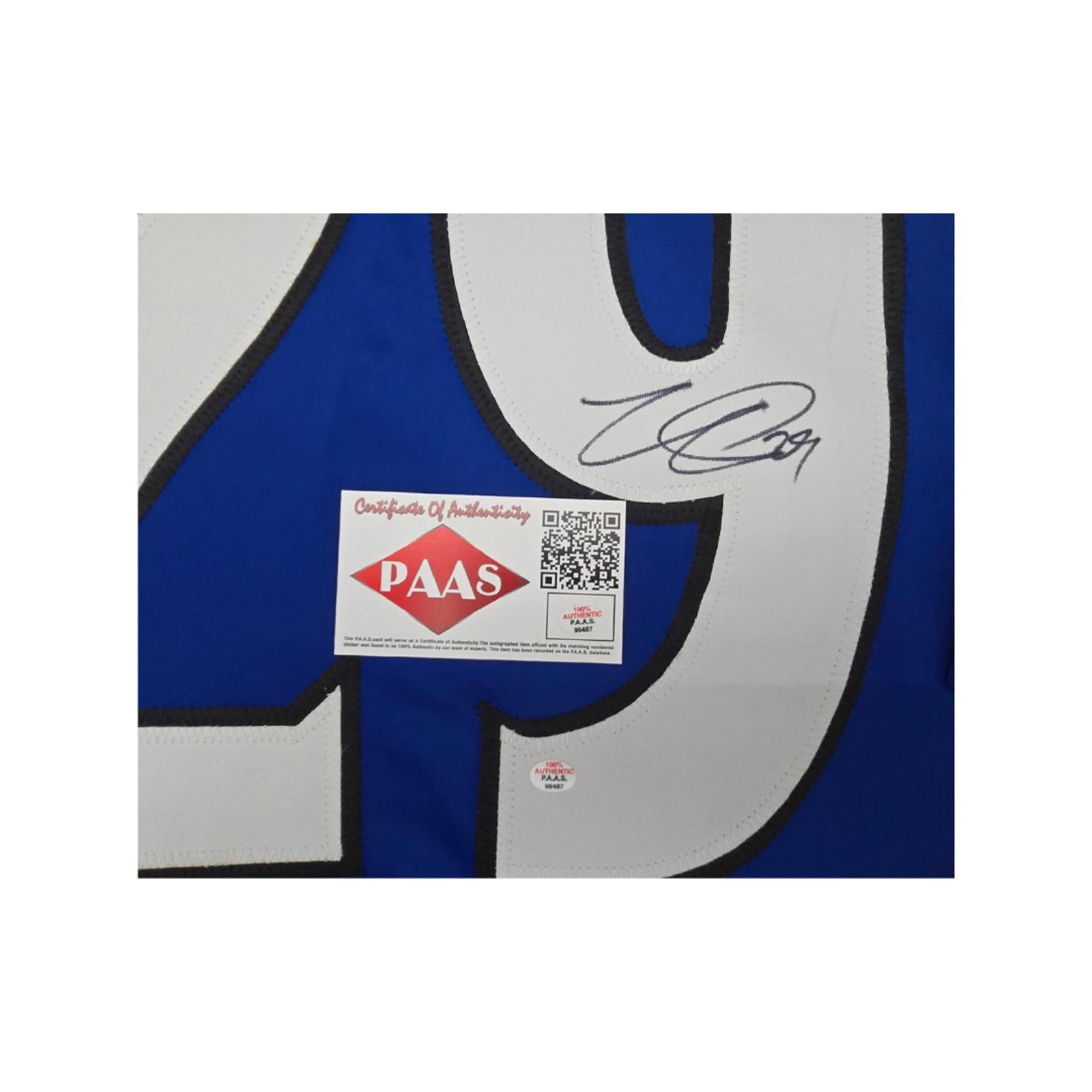 Other Nathan MacKinnon Colorado Avalanche signed jersey COA Size ONE SIZE - 4 Thumbnail