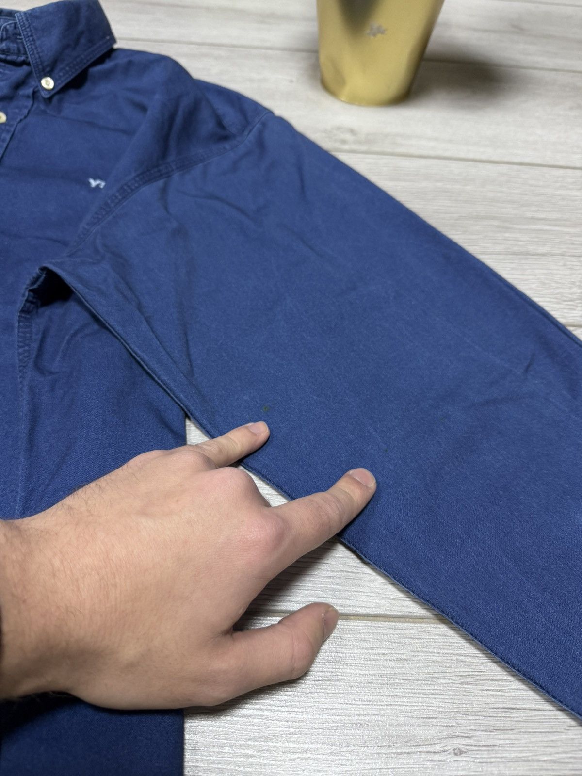 Yves Saint Laurent Saint Laurent jeans overshot vintage shirt buttons Size US M / EU 48-50 / 2 - 6 Thumbnail