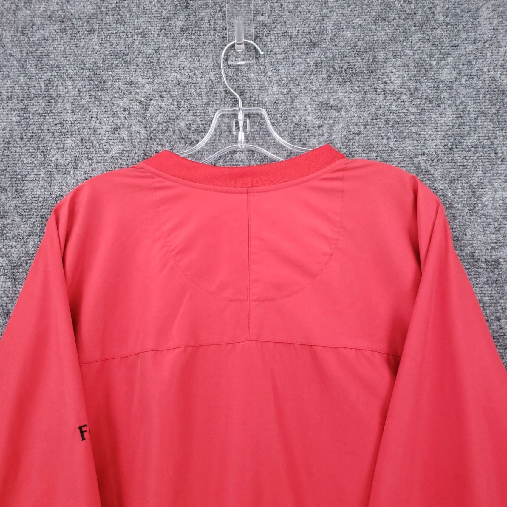Footjoy FootJoy Sweatshirt Mens XL Red Pullover Golf V-Neck Long Sleeves Windbreaker Size US XL / EU 56 / 4 - 6 Thumbnail