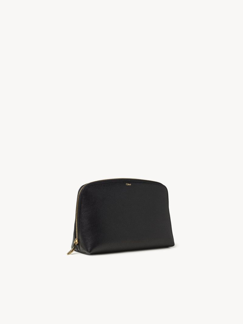 Chloe o1loc1c10226 Size: OS / Banana Cosmetic Large Pouch in Black Size ONE SIZE - 2 Thumbnail