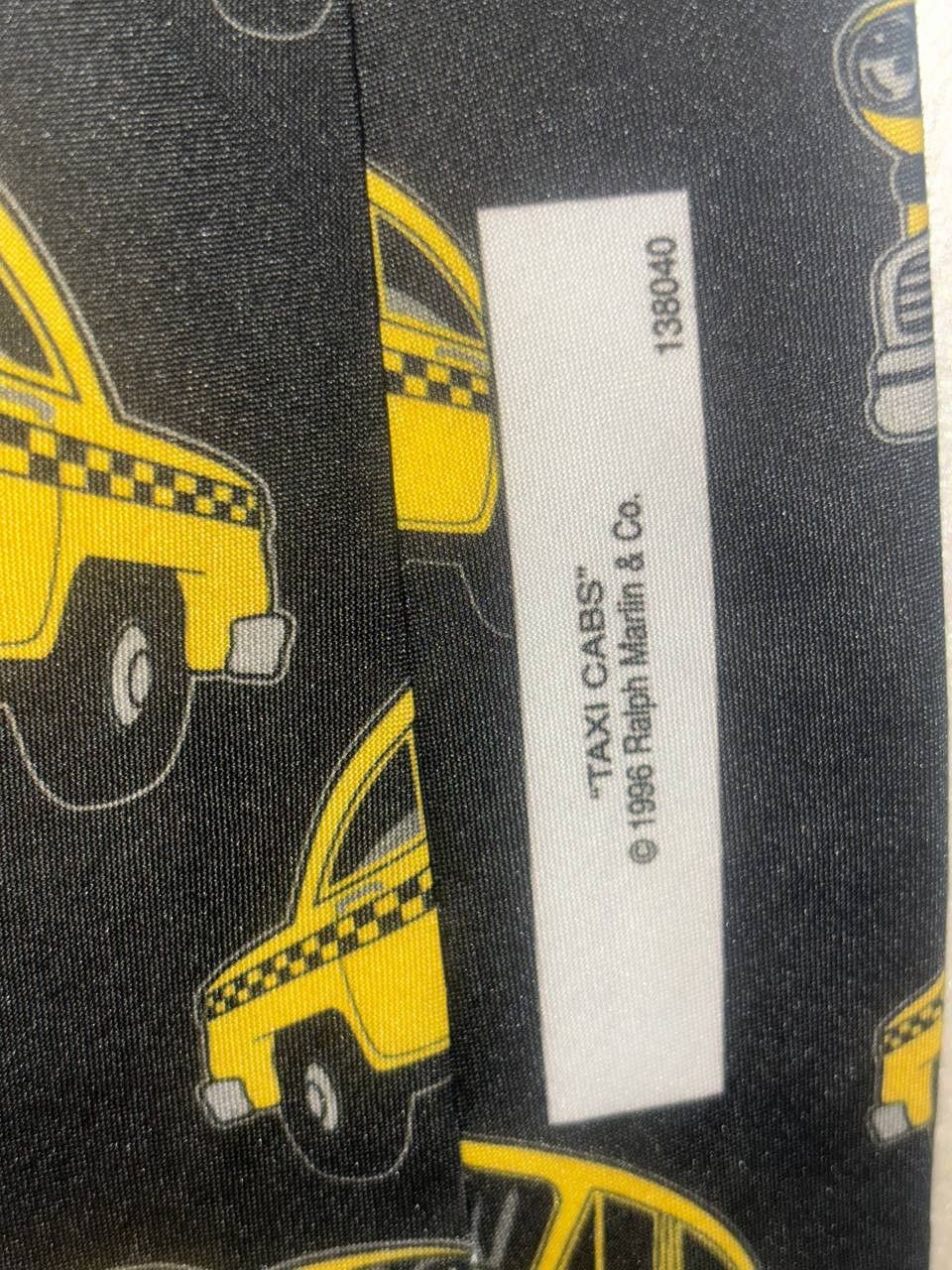 Ralph Marlin RALPH MARLIN TIE Salesman's Dream Rare Taxi.Cabs Made in USA Size ONE SIZE - 2 Thumbnail
