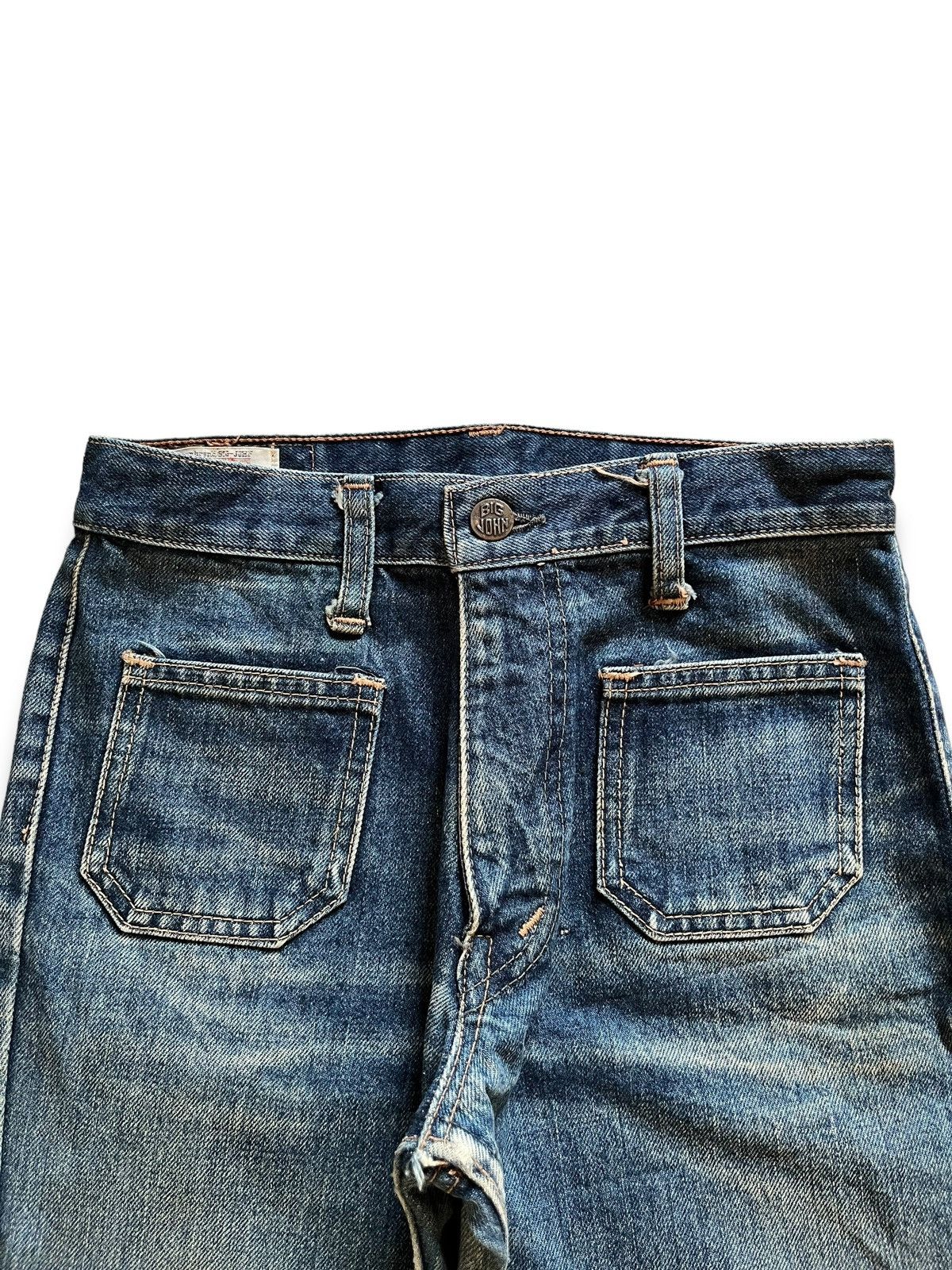 Japanese Brand Vintage Japanese Brand Workwear Bush Style Flare Jeans Size 25" / US 0 / IT 36 - 4 Thumbnail