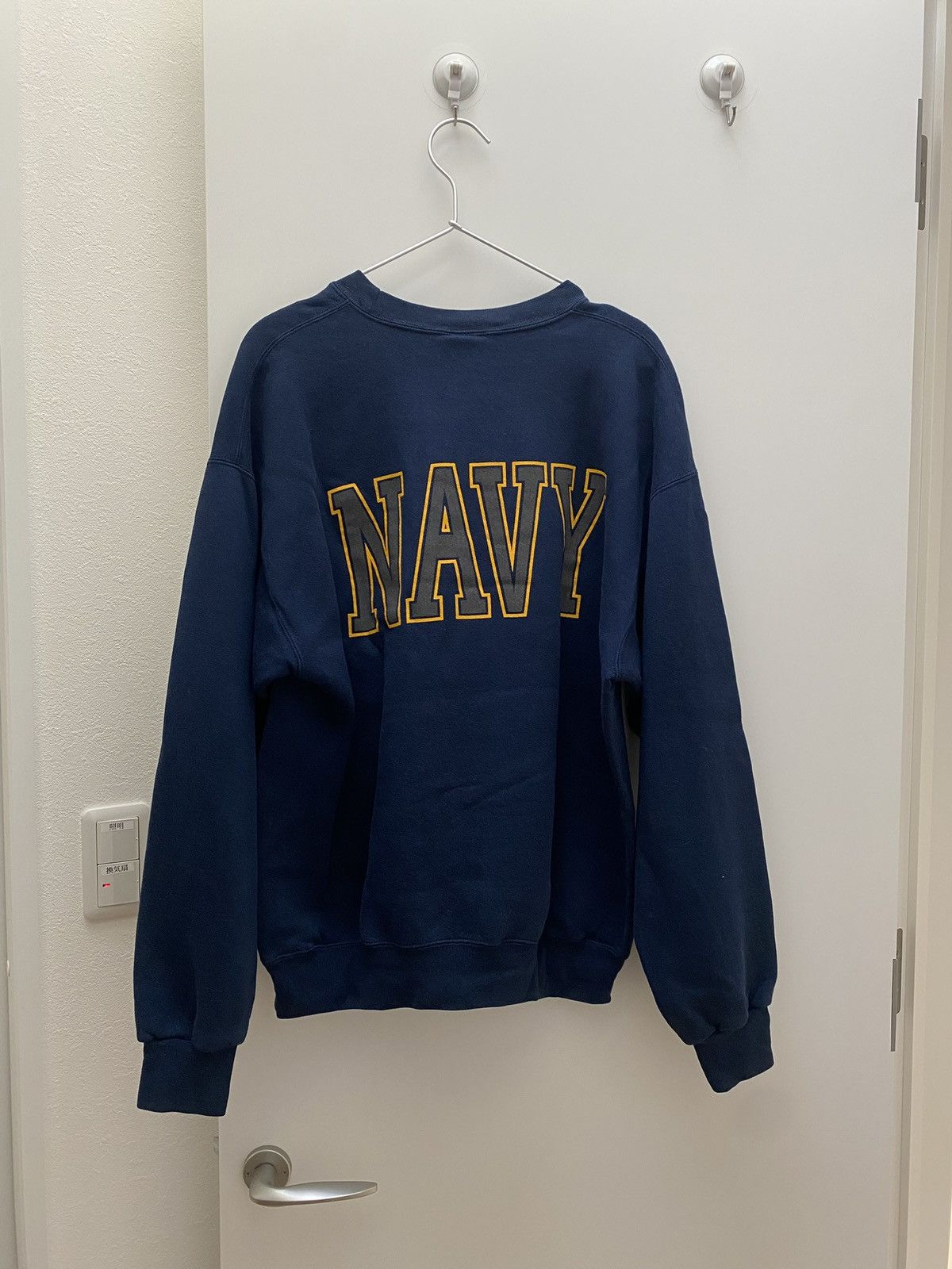 Soffe Vintage US Navy Military Crewneck Sweatshirt Made in USA Size US L / EU 52-54 / 3 - 2 Thumbnail