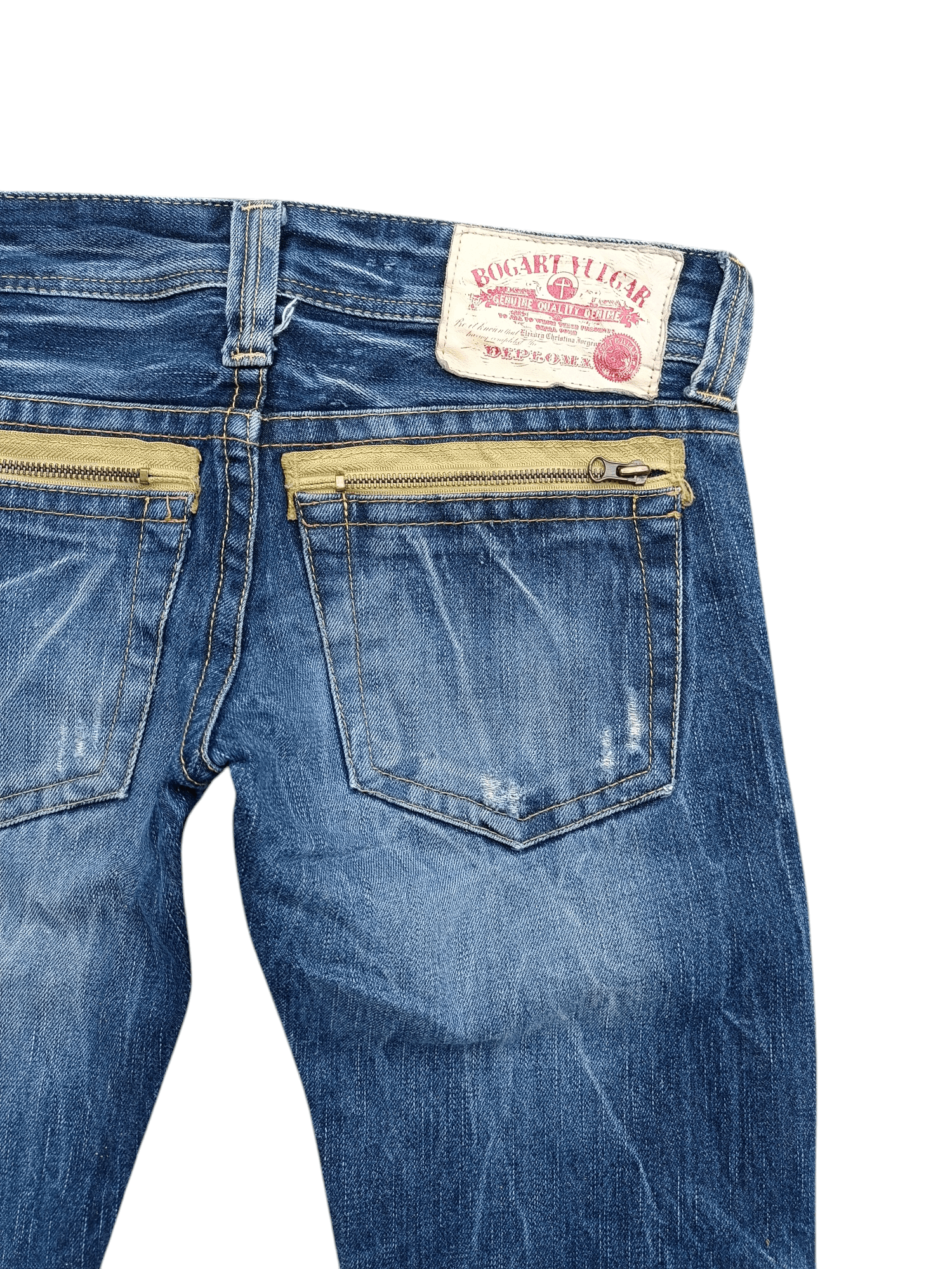 Japanese Brand Japanese Brand Bogart Vulga Whiskers Flare Jeans Size US 32 / EU 48 - 9 Thumbnail