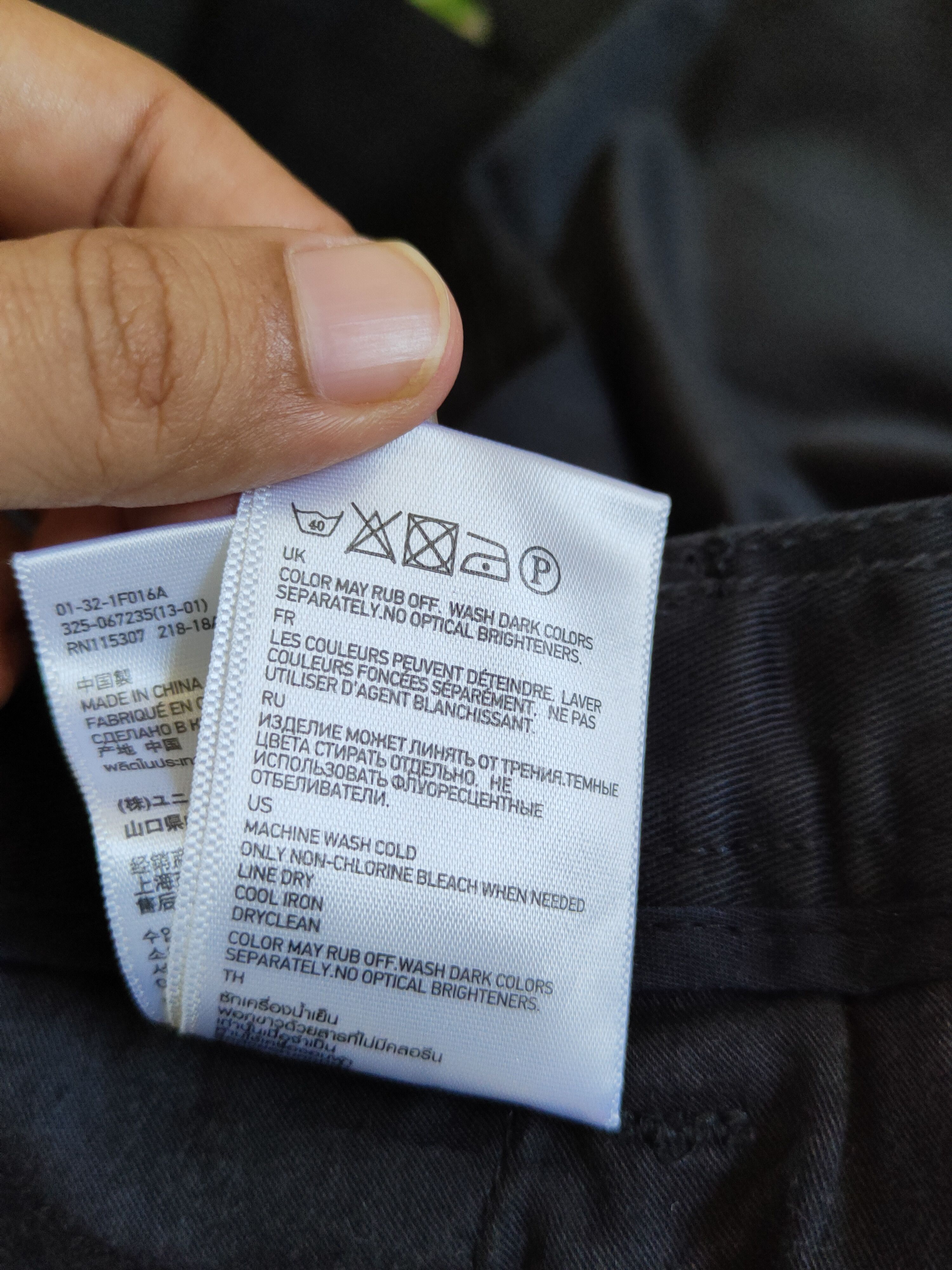 Japanese Brand Uniqlo Dark Blue vintage japan Casual cargo Pants #S1412 Size US 30 / EU 46 - 13 Thumbnail