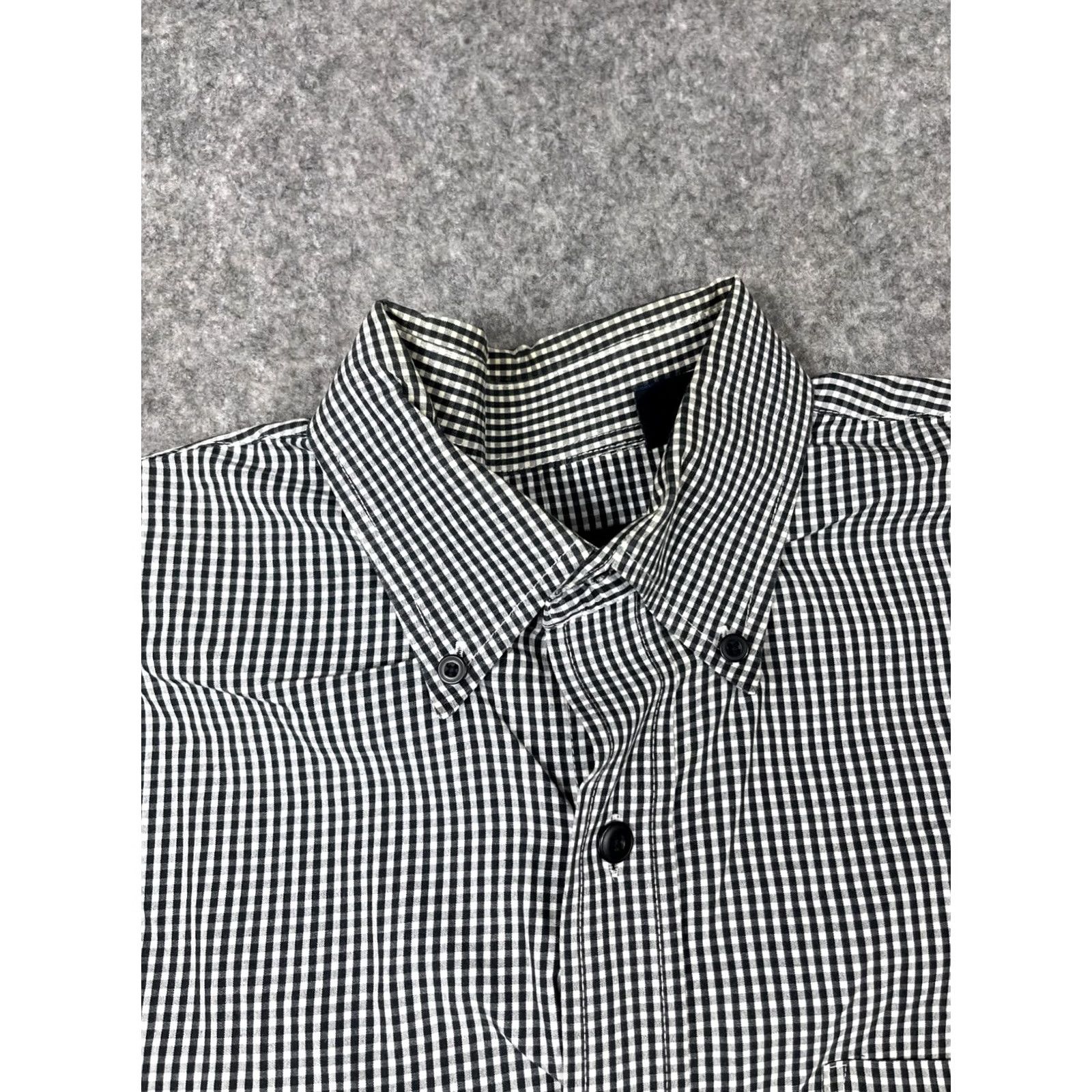 Vintage Lucchese Shirt Mens Large Black Gingham Check Button-Up Western Shirt Size US L / EU 52-54 / 3 - 2 Thumbnail