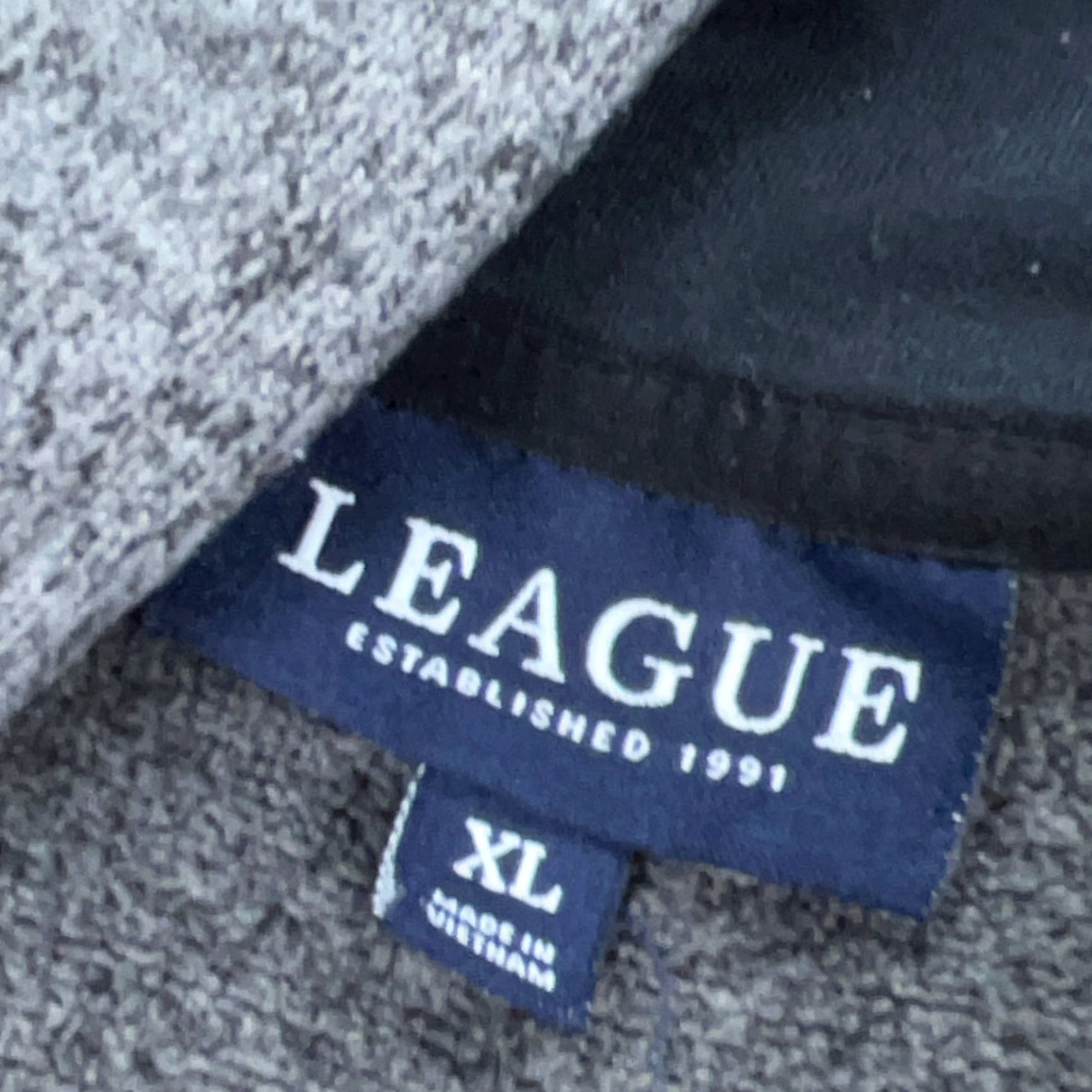 Vintage League King University Vest Men XL Gray Fleece Jacket Collage Heather Adult Size US XL / EU 56 / 4 - 3 Thumbnail