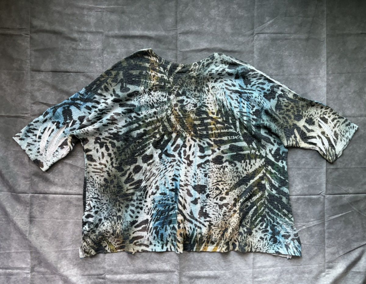 Japanese Brand × Other × Vintage 2000s JPG Style Longsleeve Y2K Vintage Animal Print Trompe L Size M / US 6-8 / IT 42-44 - 9 Thumbnail