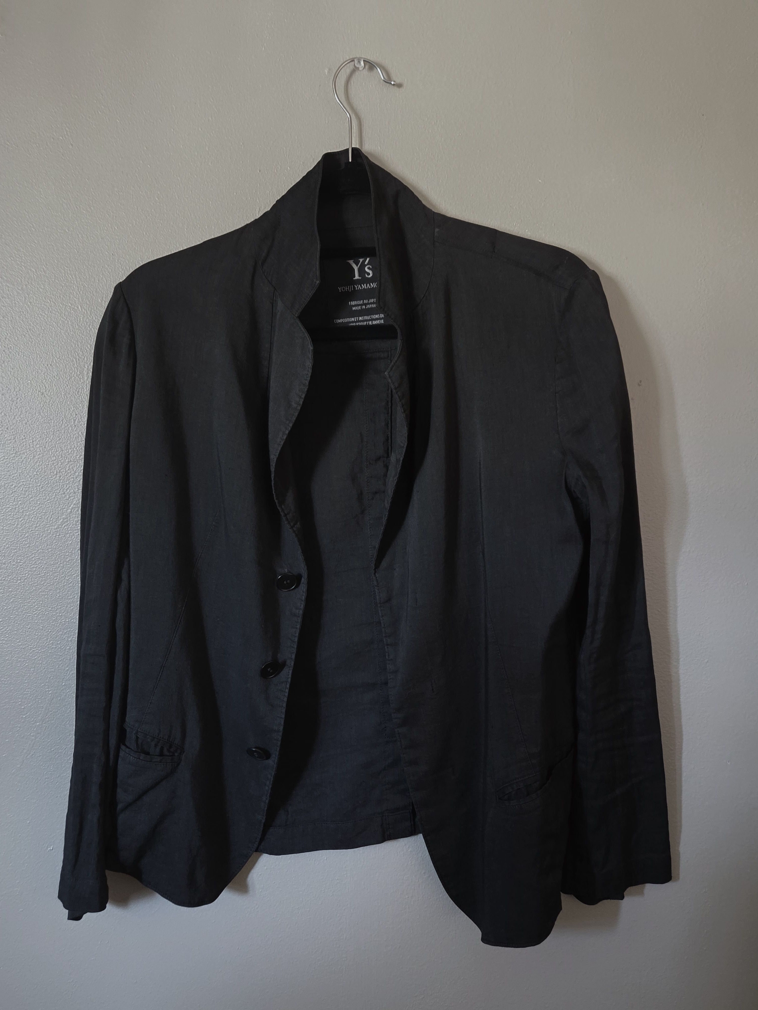 Yohji Yamamoto Yohji Yamamoto Y's 2011AW Minimalist Blazer Size XS / US 0-2 / IT 36-38 - 4 Thumbnail