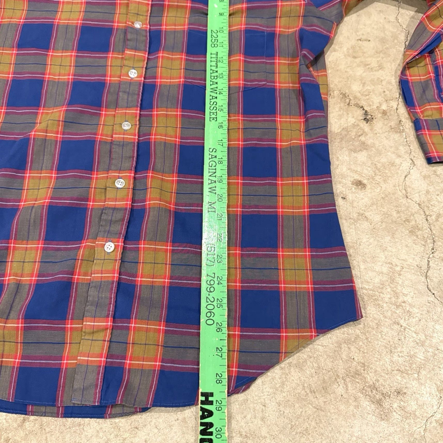 Vintage VINTAGE Bud Berma The Weekender Plaid Button-Up Shirt Large Regular Mens Plaid Sheer Breathable Cotton Blend Polyester Fall Size US L / EU 52-54 / 3 - 6 Thumbnail