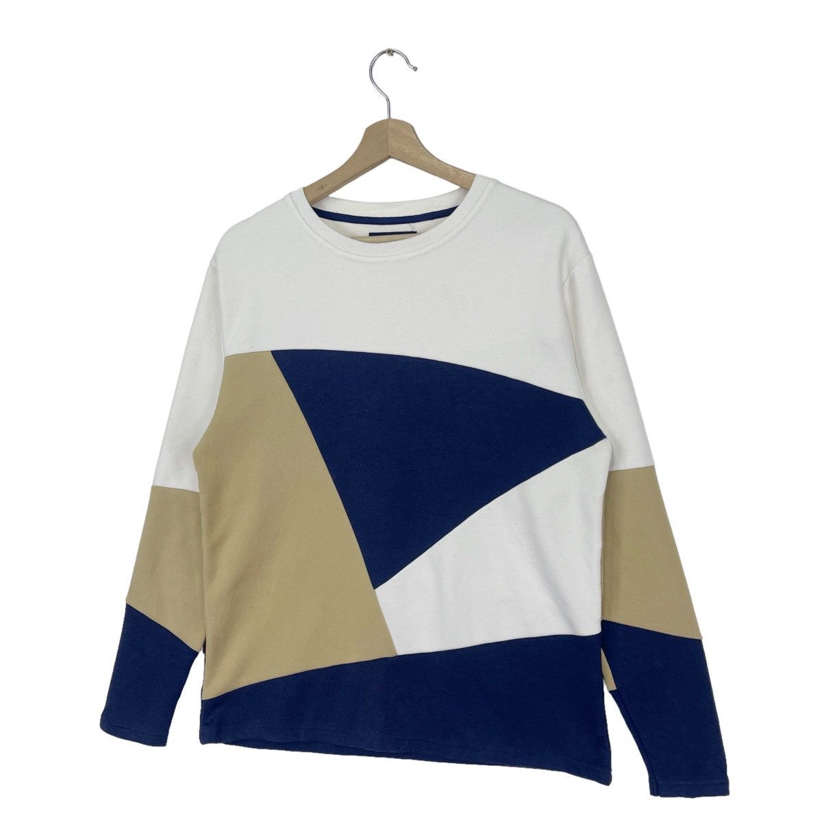 SHIPS Ships Japan Wide Cut Colourblock Sweatshirt Size US M / EU 48-50 / 2 - 4 Thumbnail