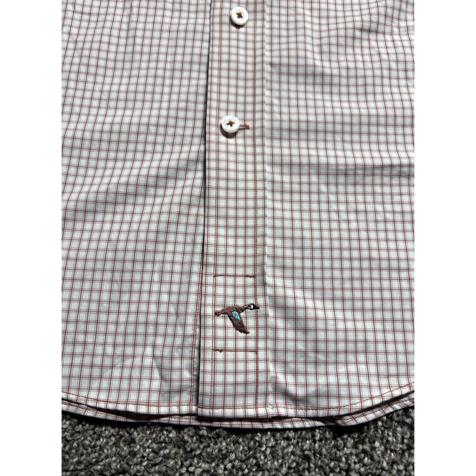 Vintage Genteal Performance Shirt Mens M Red Check Long Sleeve Button-Down Stretch Softouch Shirt Size US M / EU 48-50 / 2 - 7 Thumbnail
