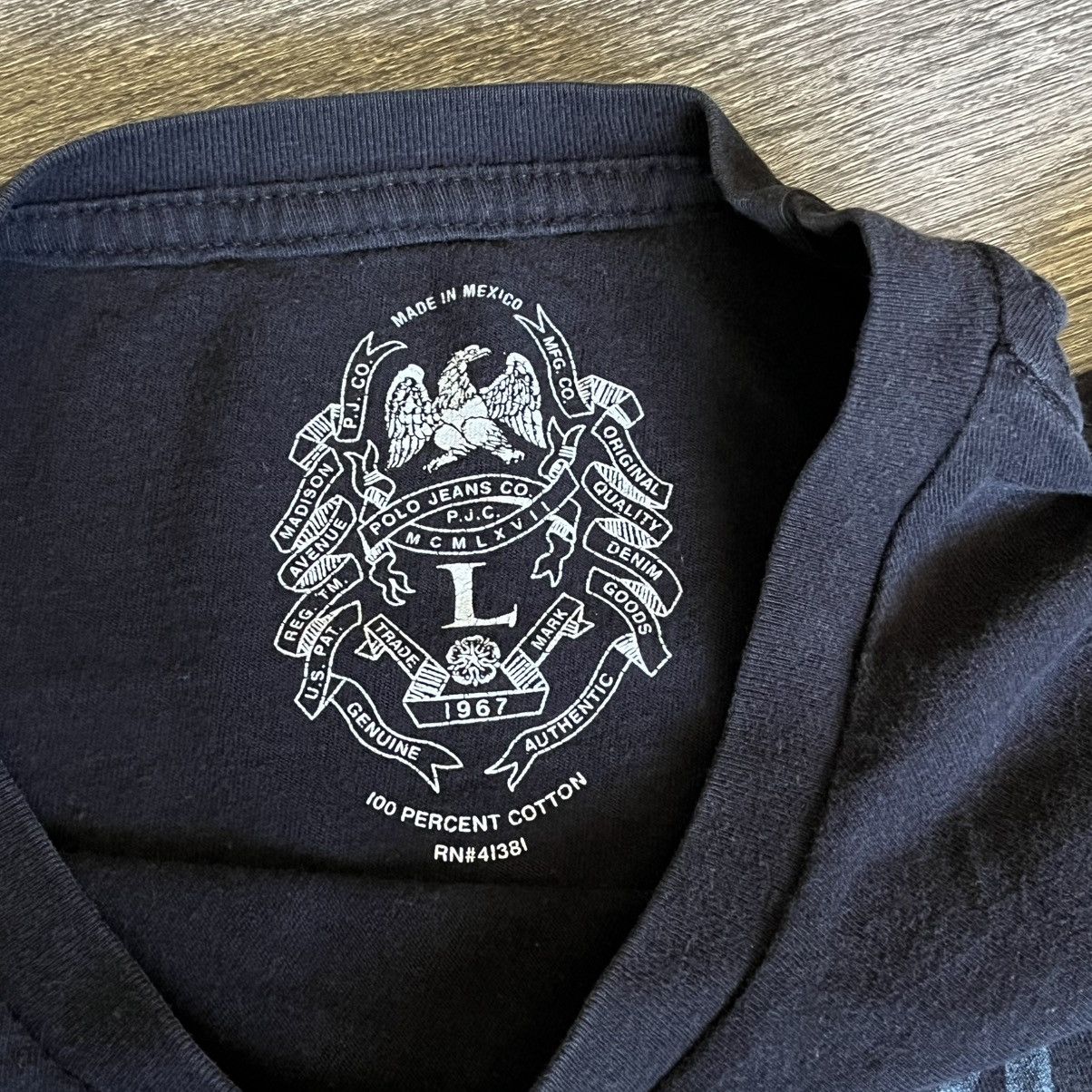 Polo Ralph Lauren Vintage 2000s Polo Jeans Ralph Lauren Company Logo Tee Shirt Size US L / EU 52-54 / 3 - 5 Thumbnail