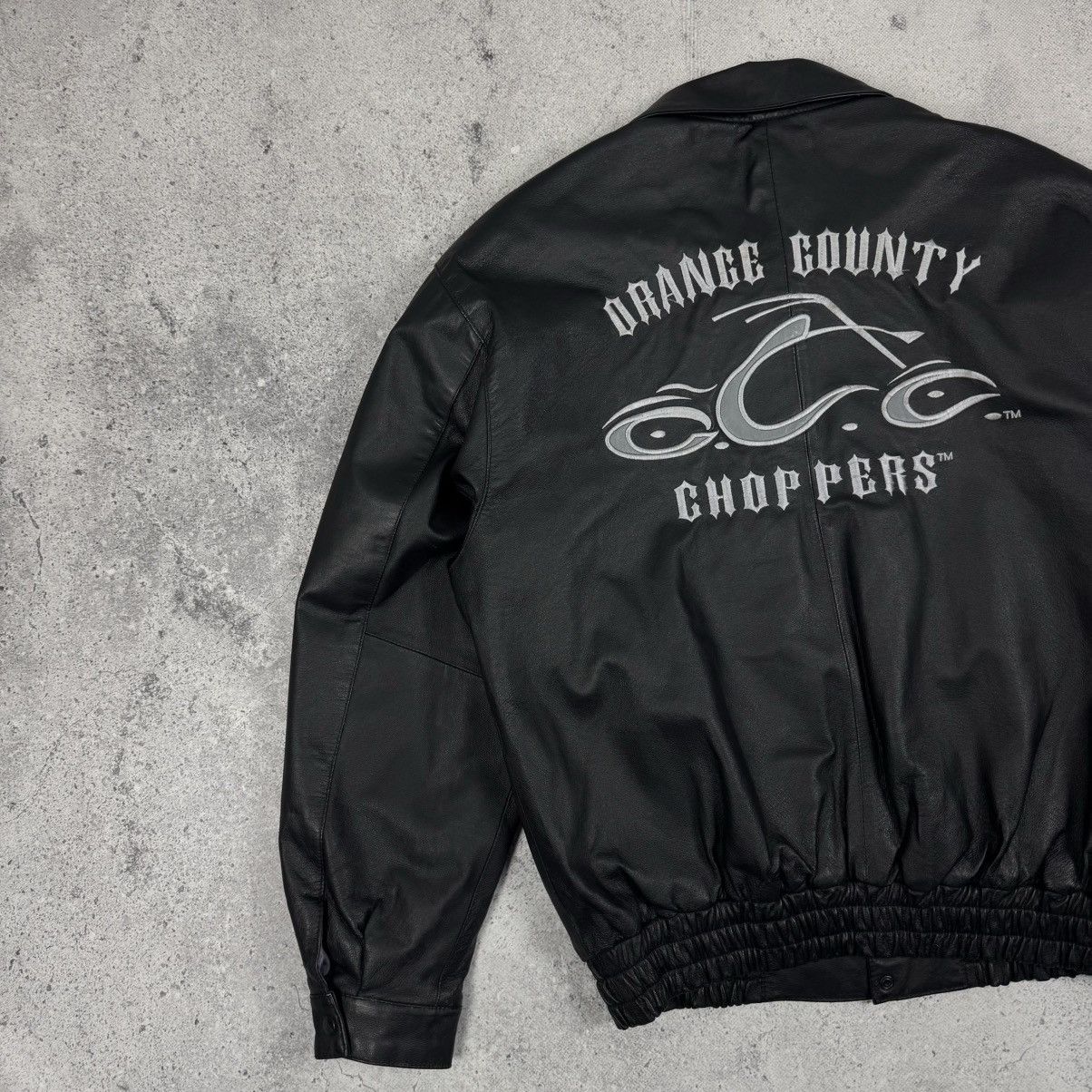 West Coast Choppers Vintage Orange Country Choppers Leather Jacket Size US L / EU 52-54 / 3 - 11 Thumbnail