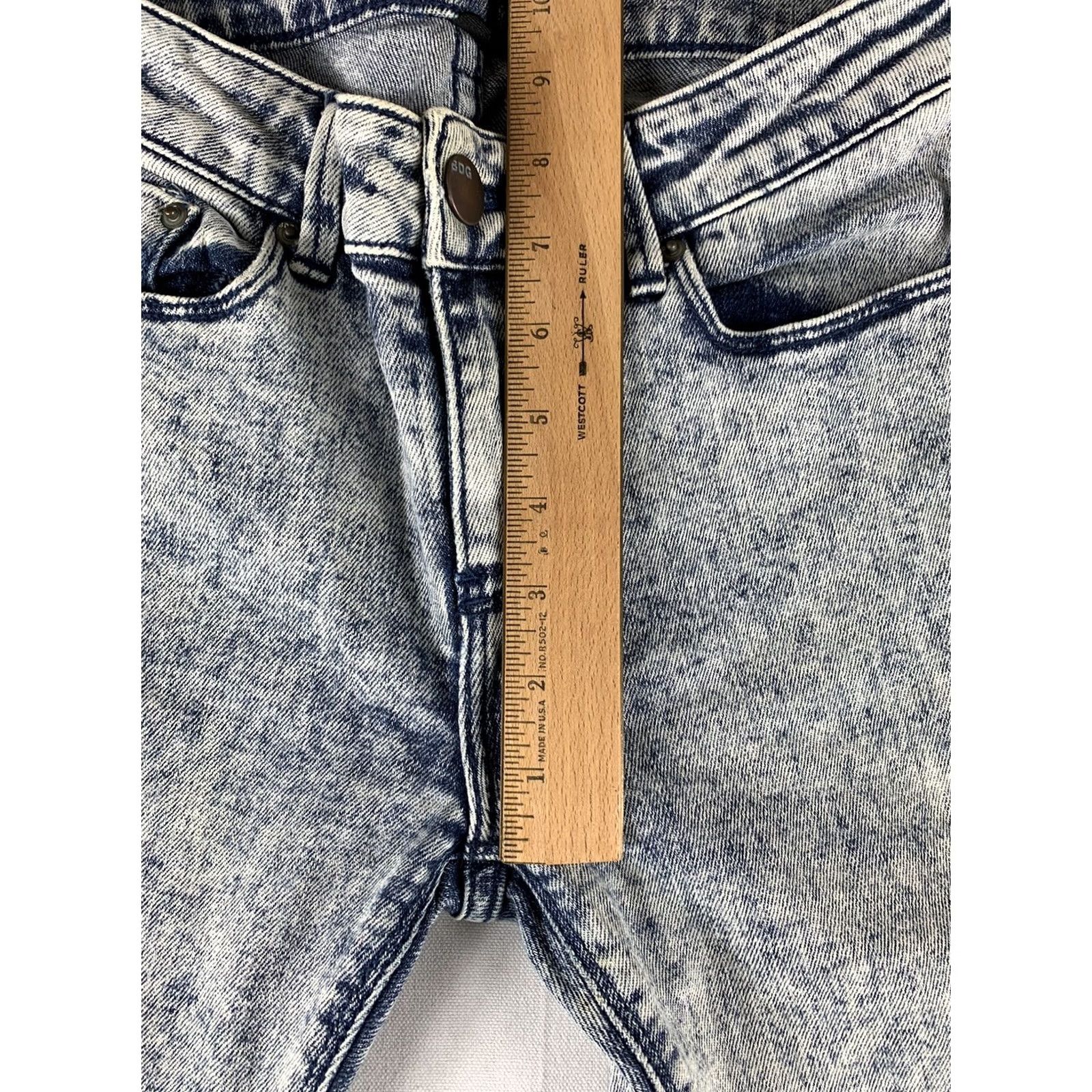 Bdg BDG Jeans Womens 27 Blue Acid WASH Skinny Ankle Cigarette Denim 27X33 Size 27" / US 4 / IT 40 - 3 Thumbnail