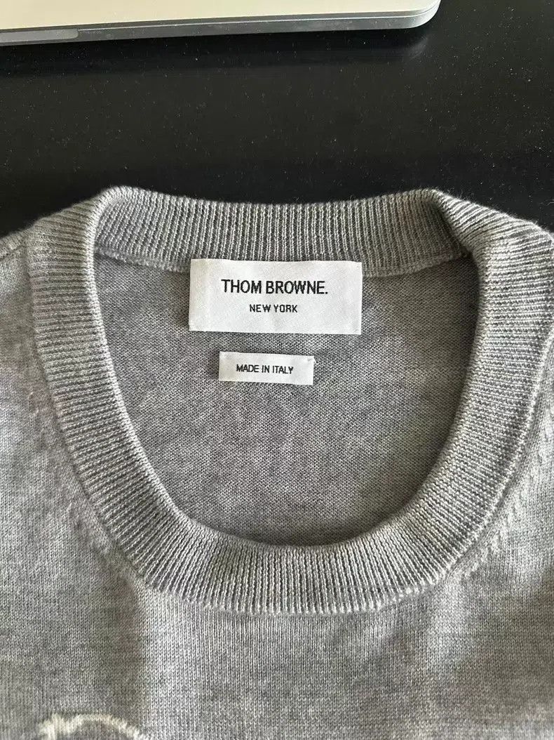 Thom Browne Thom Browne Dog sweater Size US L / EU 52-54 / 3 - 3 Thumbnail