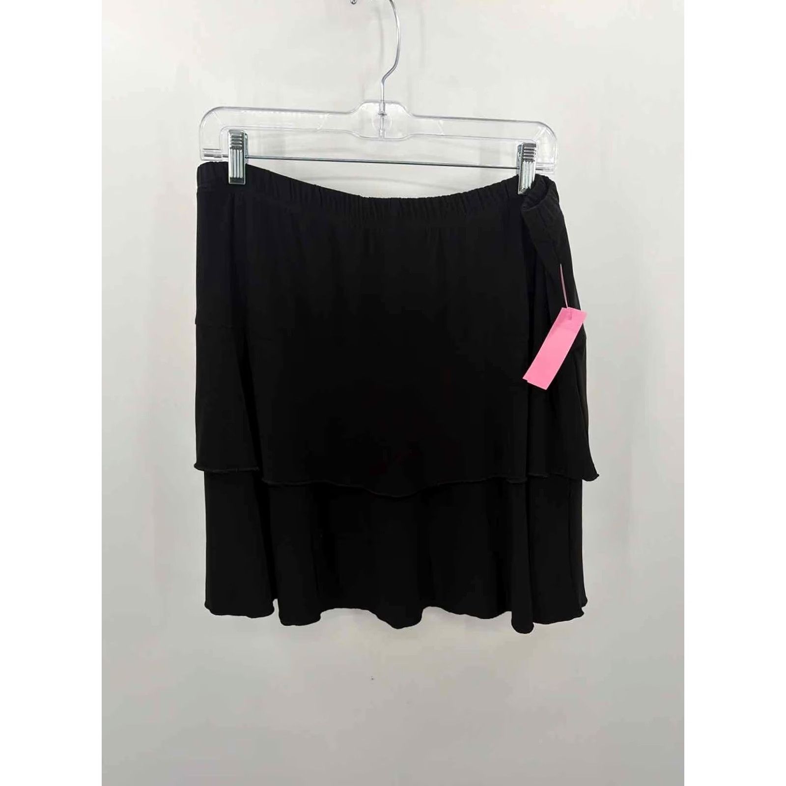 Mango Tango Mango Black Skort Mini Skirt Large Size 36" / US 14 / IT 50 - 2 Thumbnail