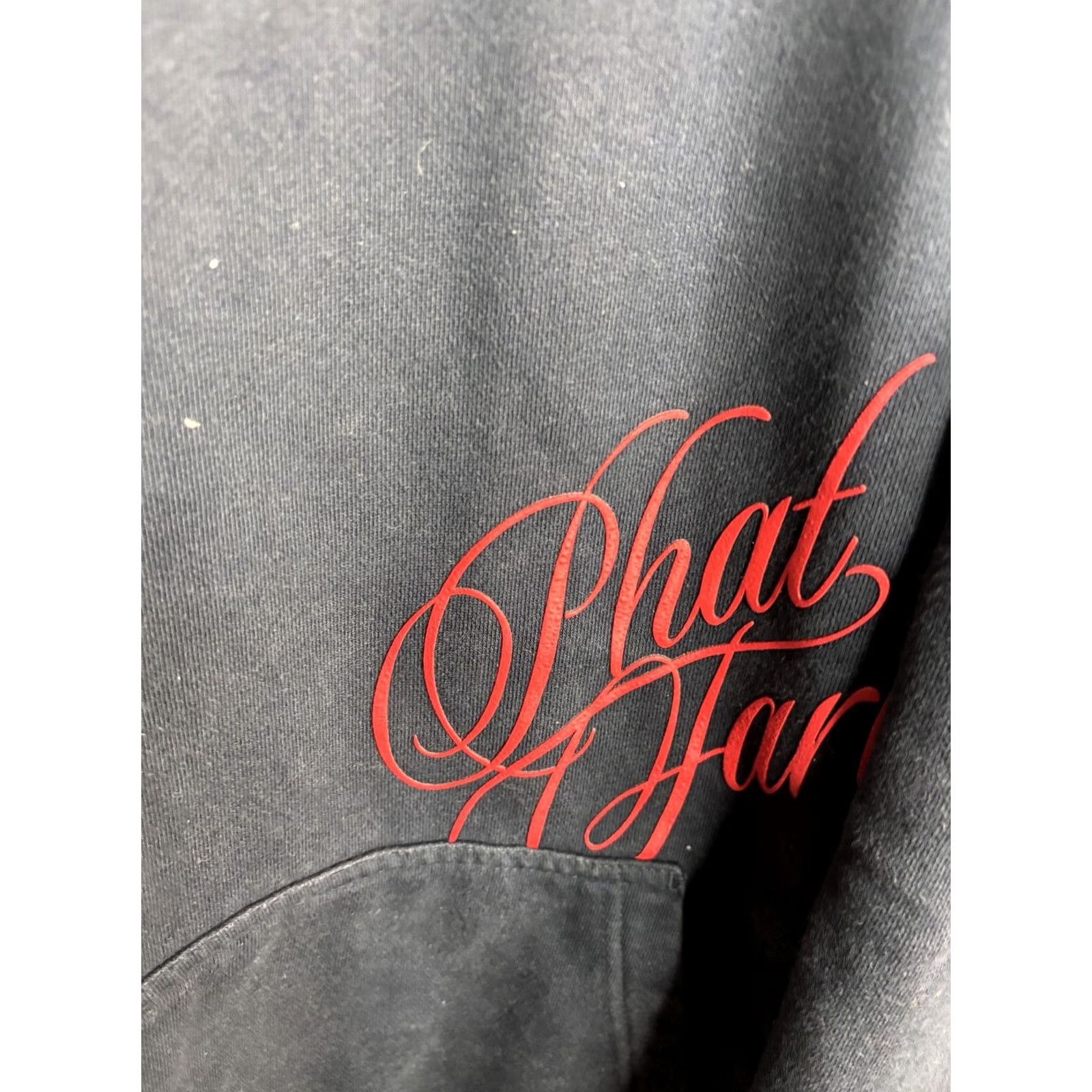Phat Farm VINTAGE Phat Farm Hoodie Mens L Blue Pullover Hooded Pockets Graphic Print Streetwear Size US L / EU 52-54 / 3 - 2 Thumbnail