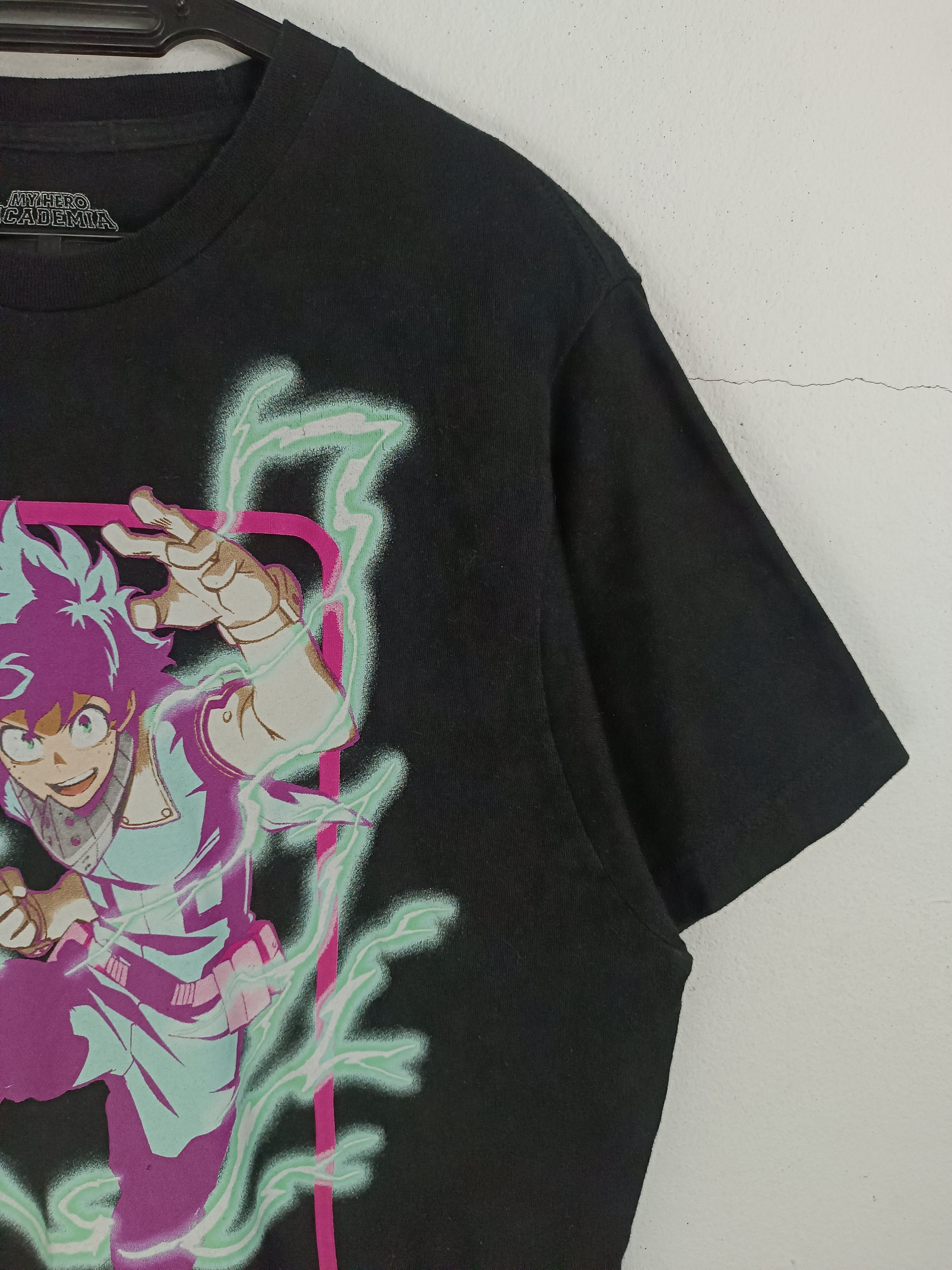 Anime VINTAGE MY HERO ACADEMIA DEKU POWER LIGHTNING TEE bleach Size US M / EU 48-50 / 2 - 6 Thumbnail