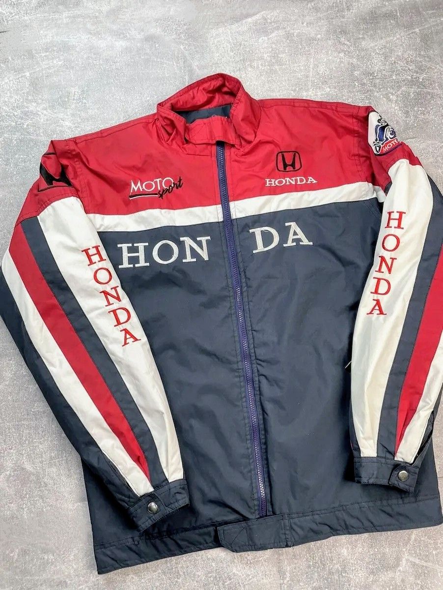 Honda 🔥 HONDA 🔥 Moto Sport Racing Jacket Streetwear Size US XL / EU 56 / 4 - 3 Thumbnail