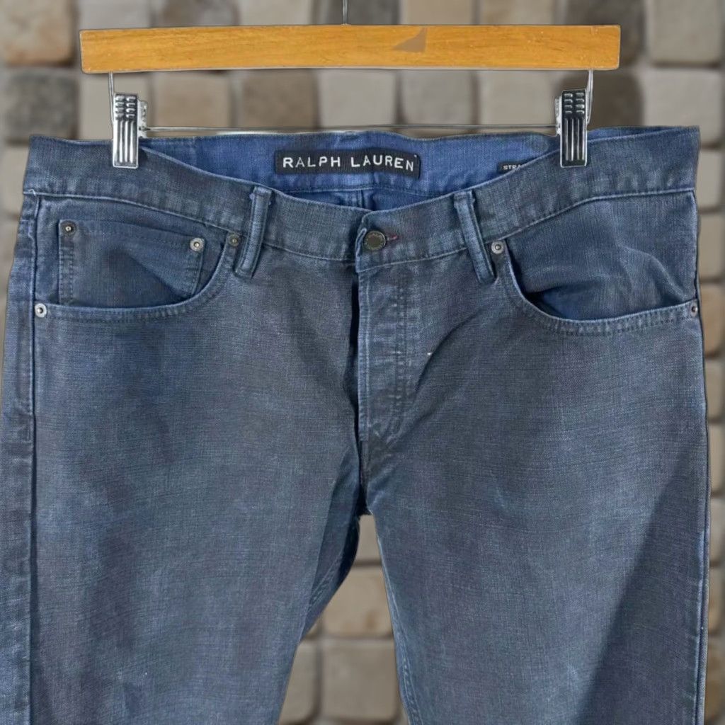 Polo Ralph Lauren Polo Ralph Lauren Black Label Straight Denim Jeans Size 37X32 Men Blue Regular 32in Inseam Straight Denim Jeans Size US M / EU 48-50 / 2 - 1 Thumbnail