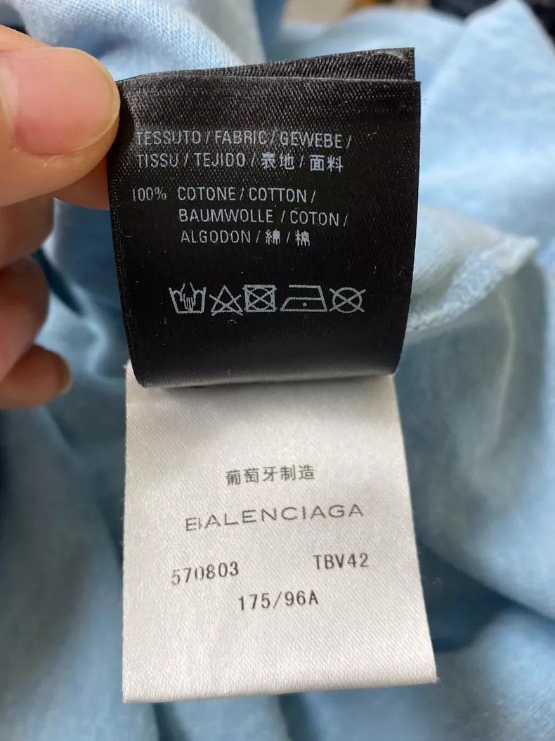 Balenciaga Balenciaga Cola Series Loose Short Sleeve T-Shirt 2504-Next Size US M / EU 48-50 / 2 - 6 Thumbnail