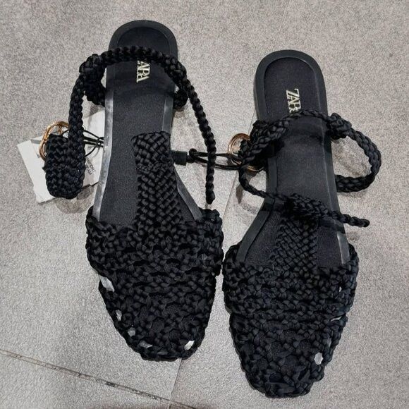 Zara ZARA Woven Flats Size US 10 / IT 40 - 4 Thumbnail
