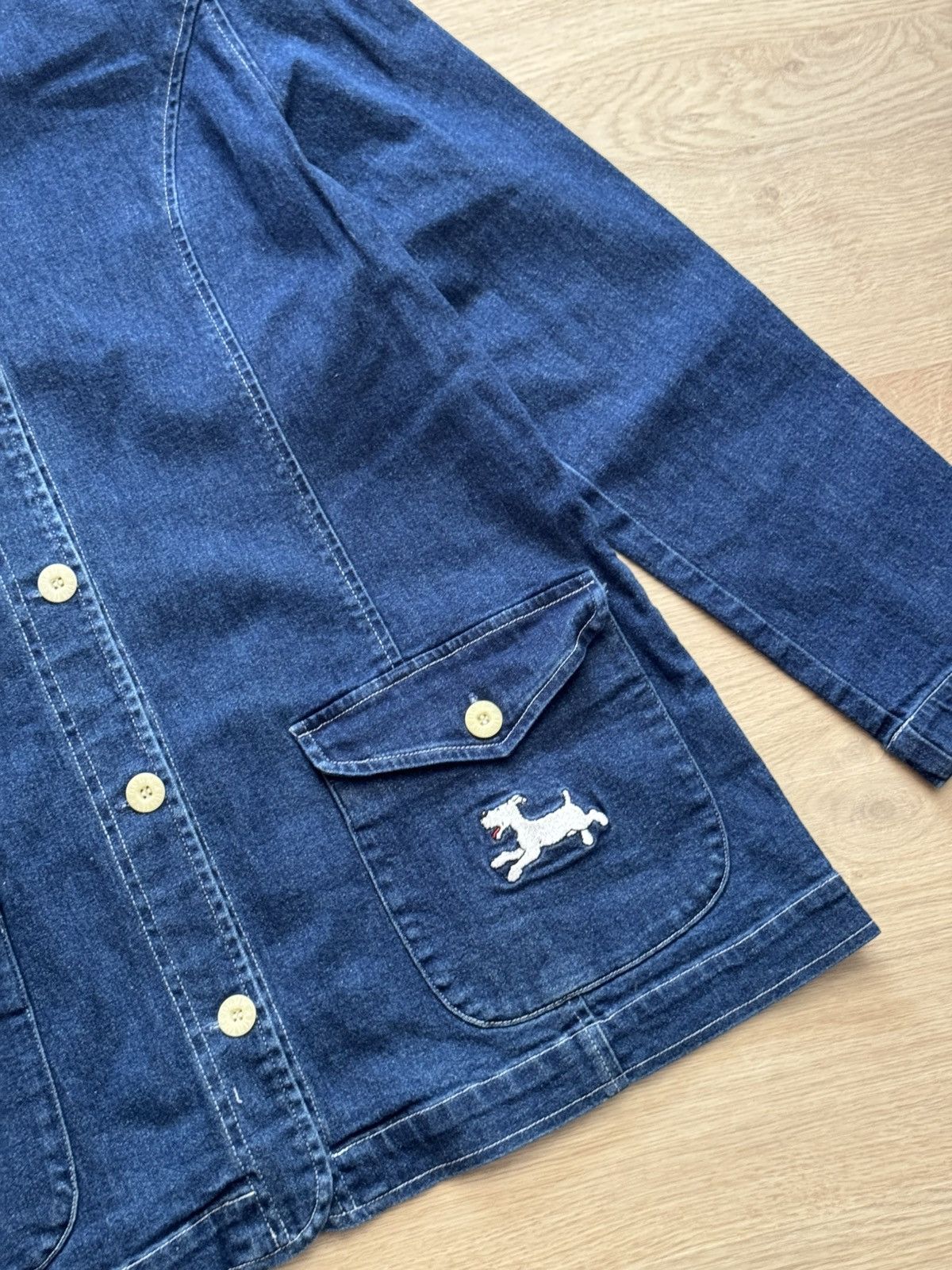 Cartoon Network Vintage 90’s Tin Tin Cartoon Network Movie Rare Denim Jacket Size XS / US 0-2 / IT 36-38 - 3 Thumbnail