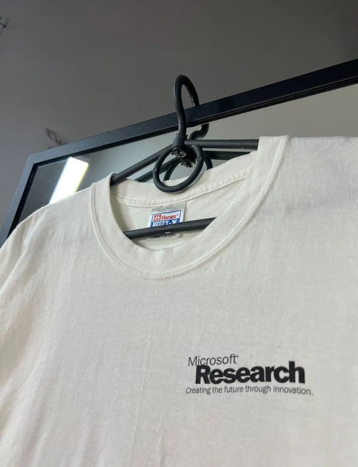 Microsoft × Vintage Vintage 90s Microsoft research creating the future through Size US L / EU 52-54 / 3 - 3 Thumbnail