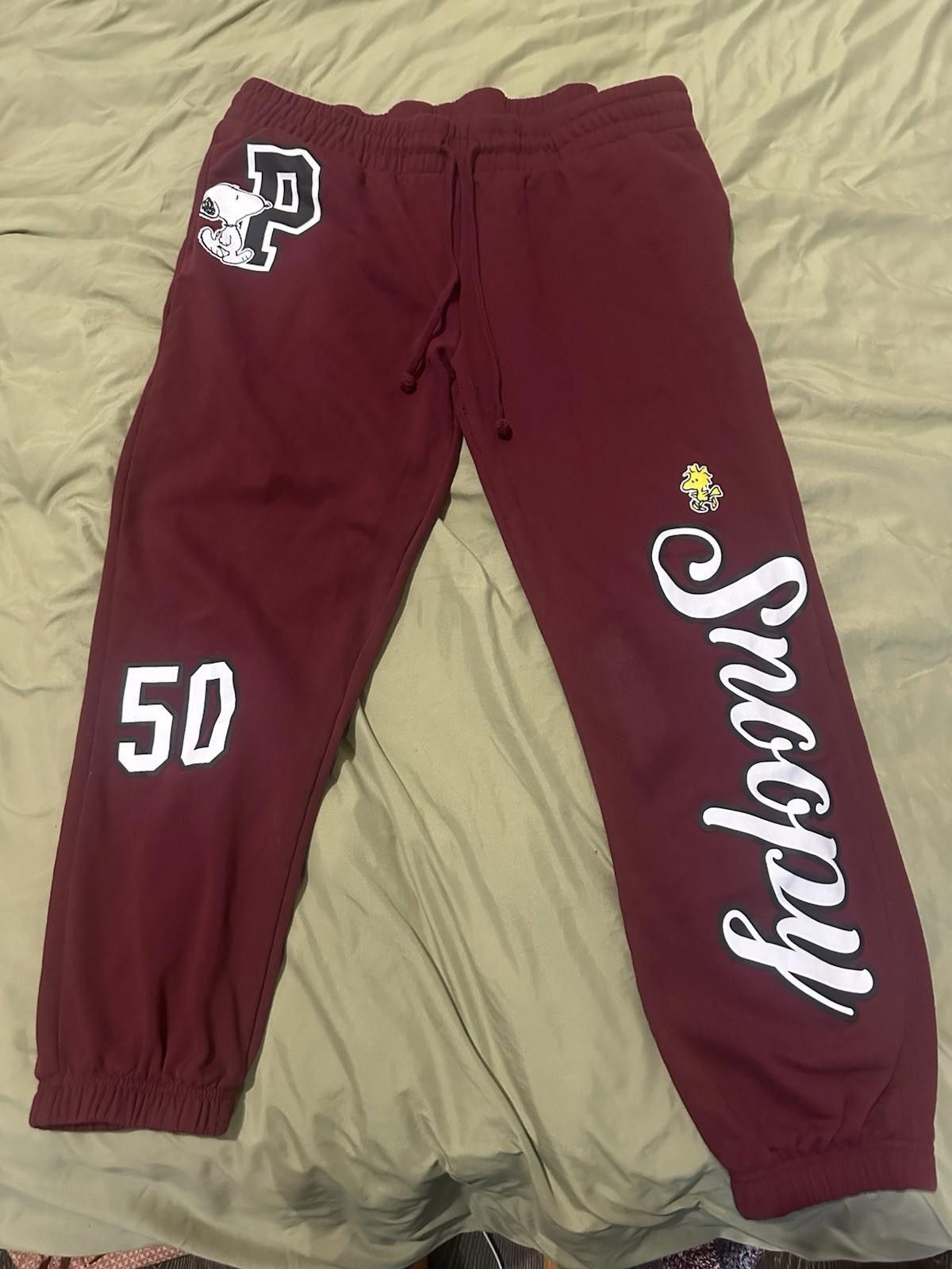 Snoop Dogg xxl snoopy joggers Burgandy 2XL Size 42" / US 20 - 1 Thumbnail