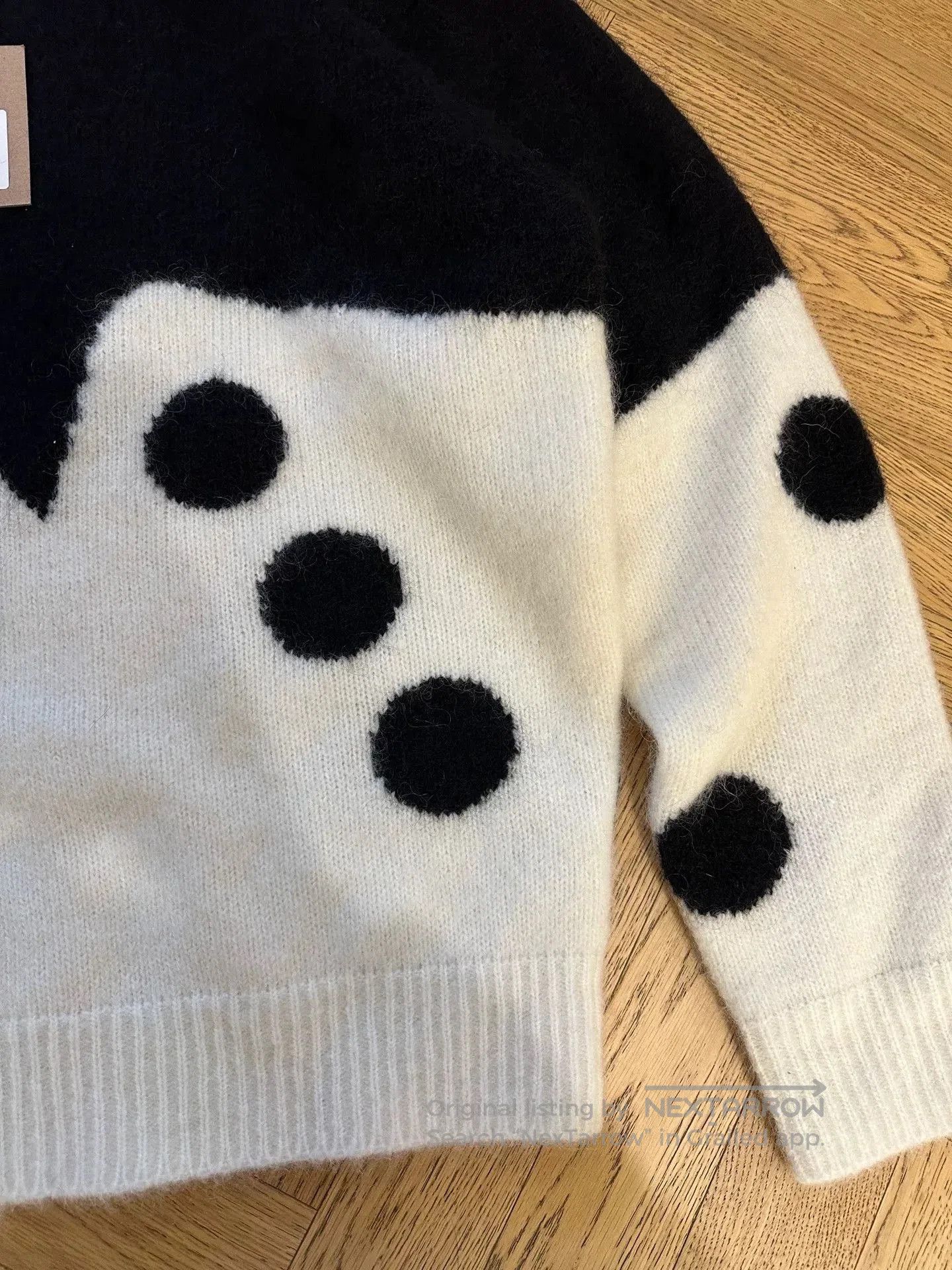 Stussy Stussy FW23 Contrast Dice Mohair Sweater. Size US XL / EU 56 / 4 - 4 Thumbnail