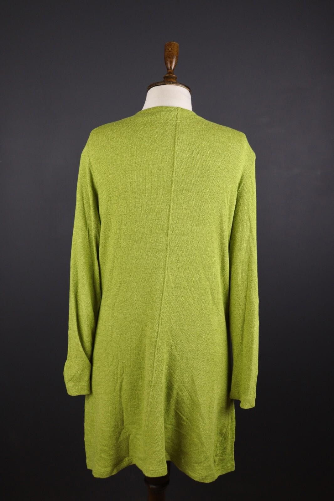 Designer Deerberg by Oska Green Knit Sweater Midi Dress Size M Size M / US 6-8 / IT 42-44 - 6 Thumbnail