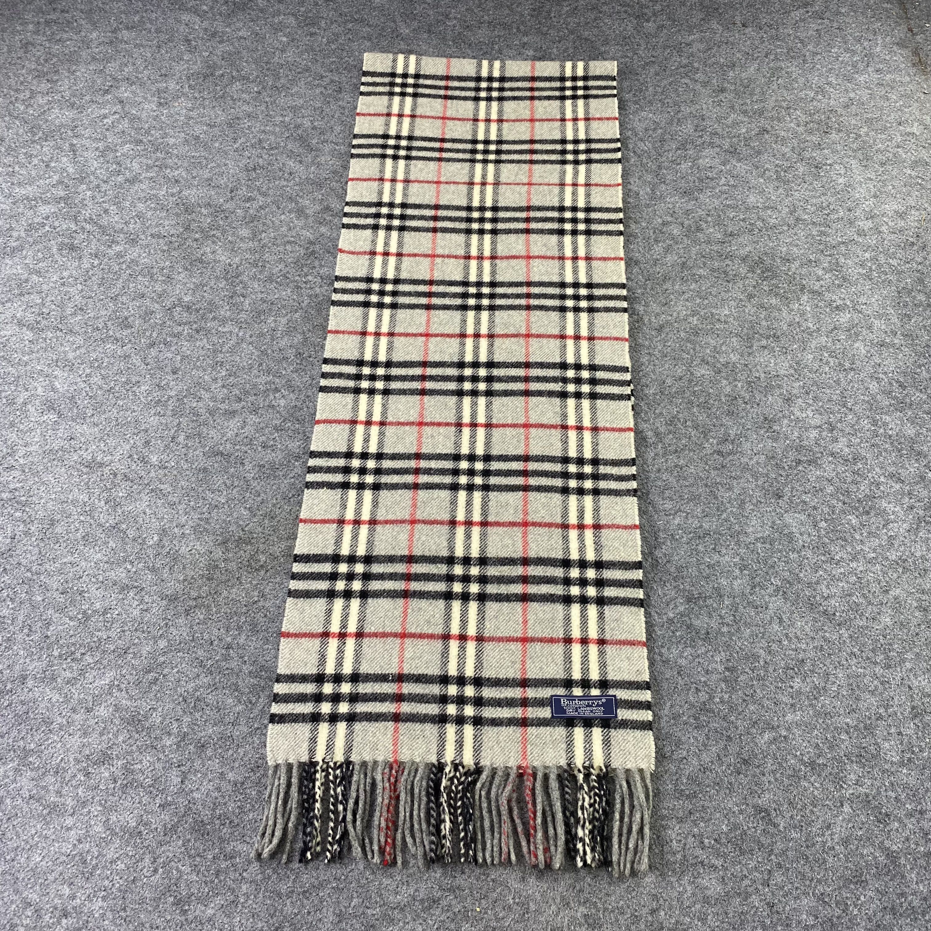 Burberry Burberry Wool Muffler / Scarf / Neckwear -T1305 Size ONE SIZE - 2 Thumbnail