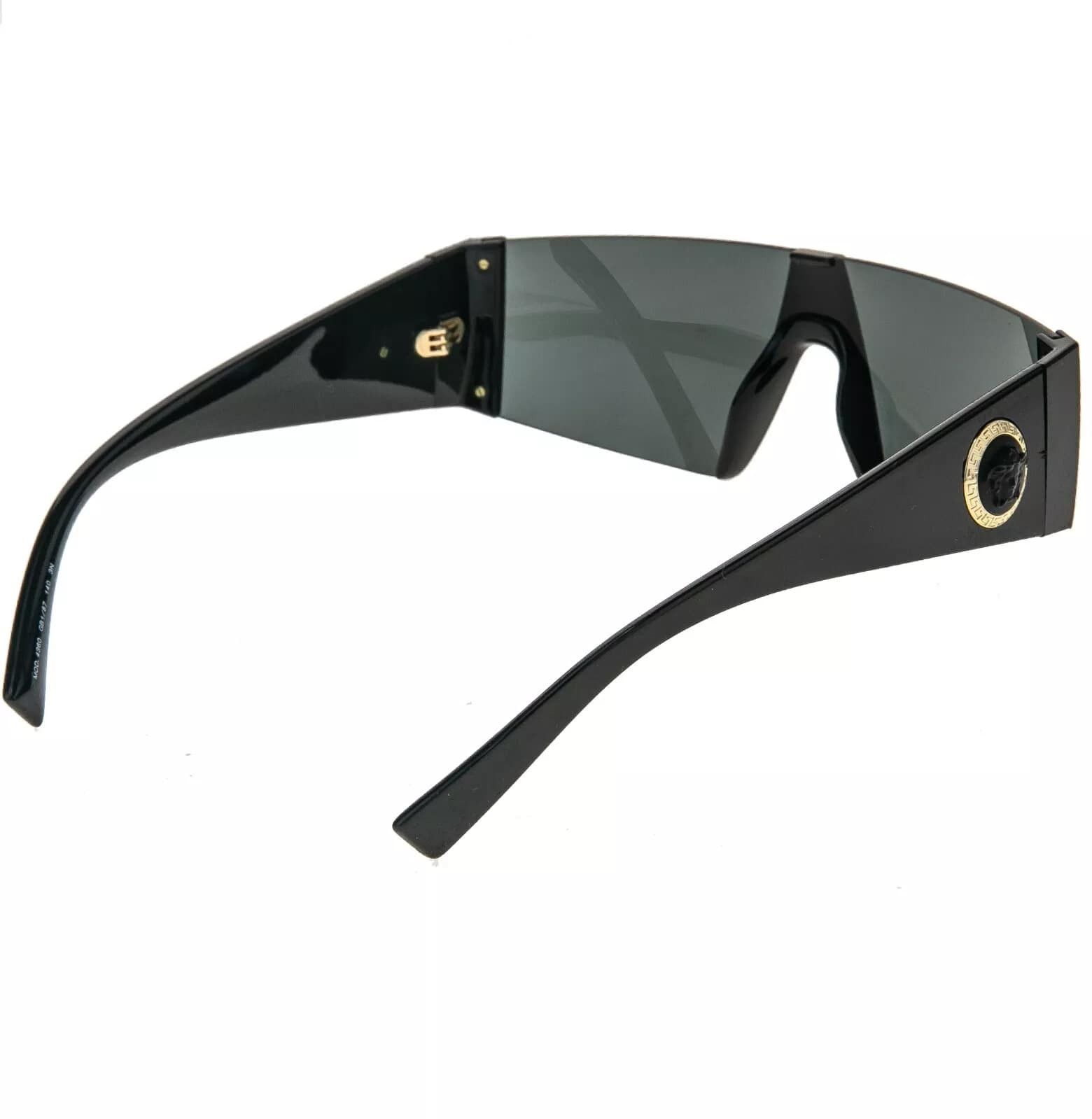 Versace VERSACE VE4360 GRECA Black Gold Medusa Logo Sunglasses 4360 Size ONE SIZE - 6 Thumbnail