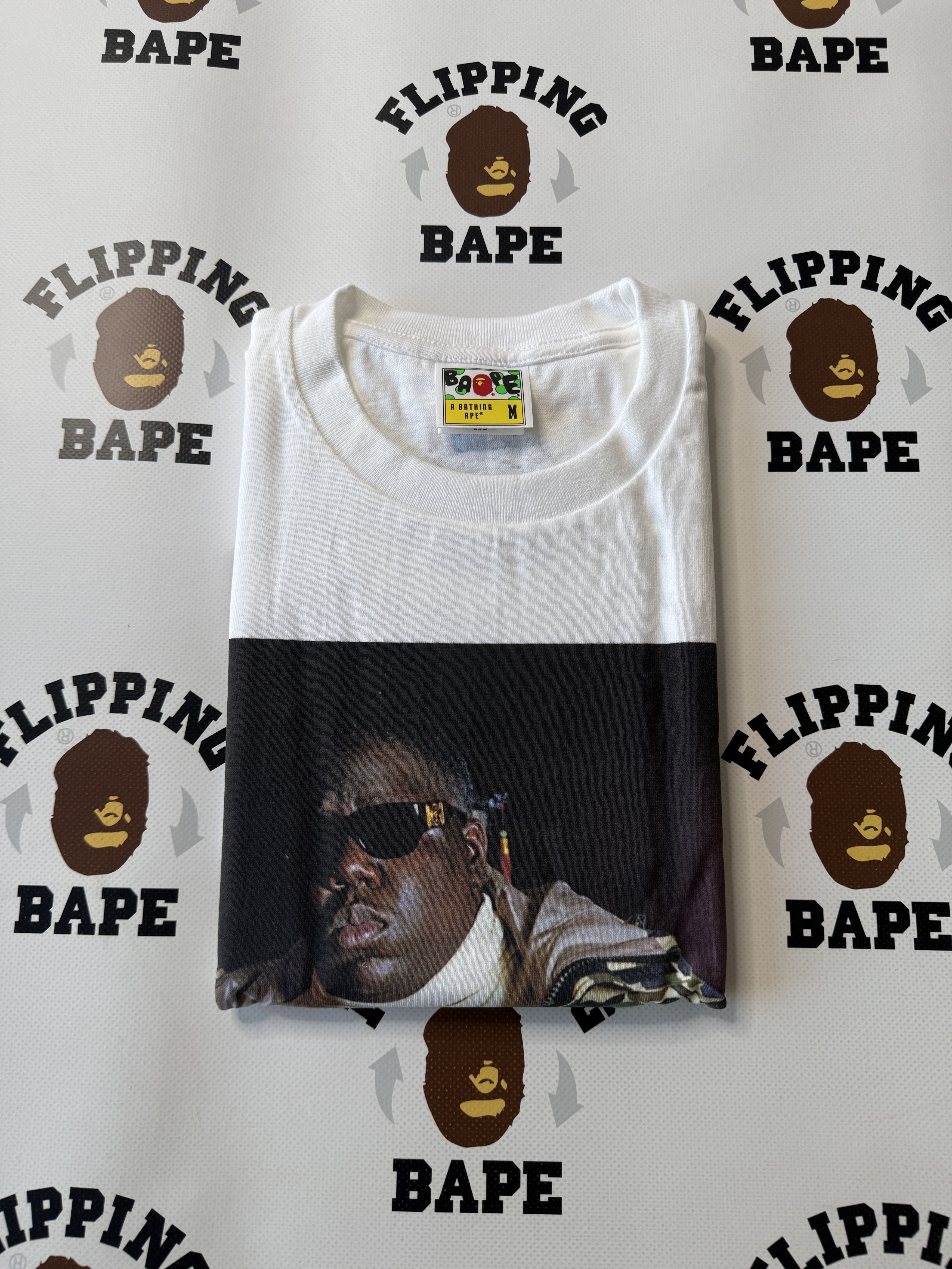 Bape BAPE X SHAWN MORTENSEN BIGGIE TEE Size US M / EU 48-50 / 2 - 10 Thumbnail
