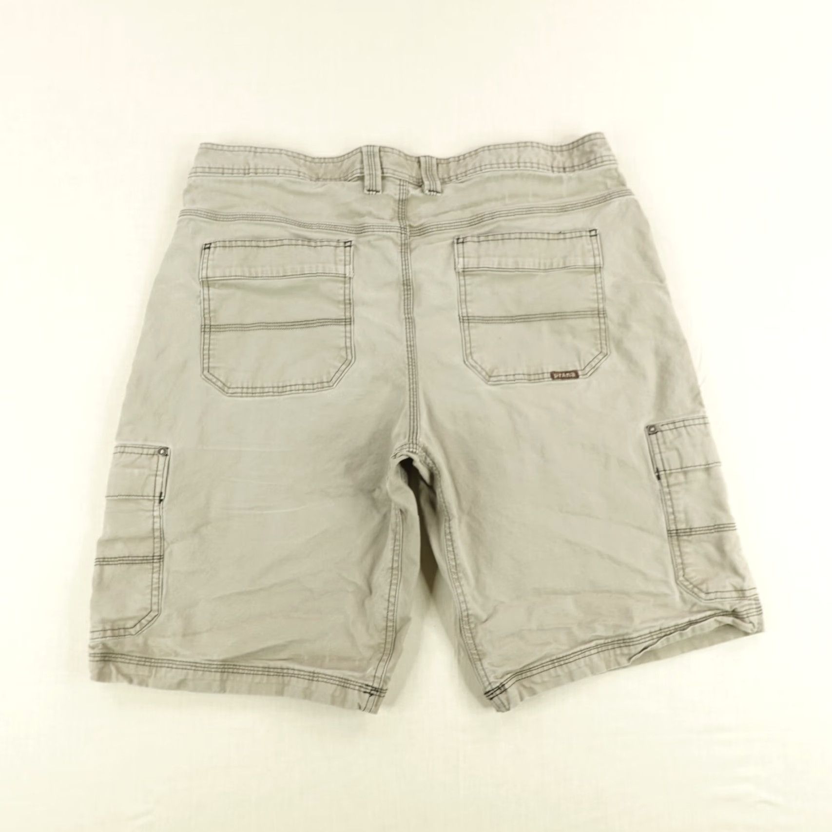 Prana VINTAGE prAna Cargo Shorts Mens 36 Brown Relaxed Fit Organic Cotton Trail Outdoor Size US 36 / EU 52 - 6 Thumbnail