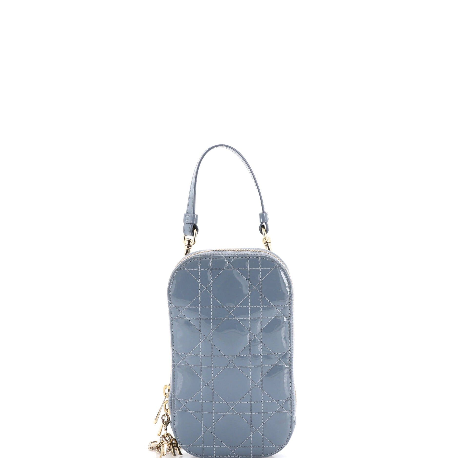 Dior Lady Dior Phone Holder on Chain Size ONE SIZE - 1 Thumbnail