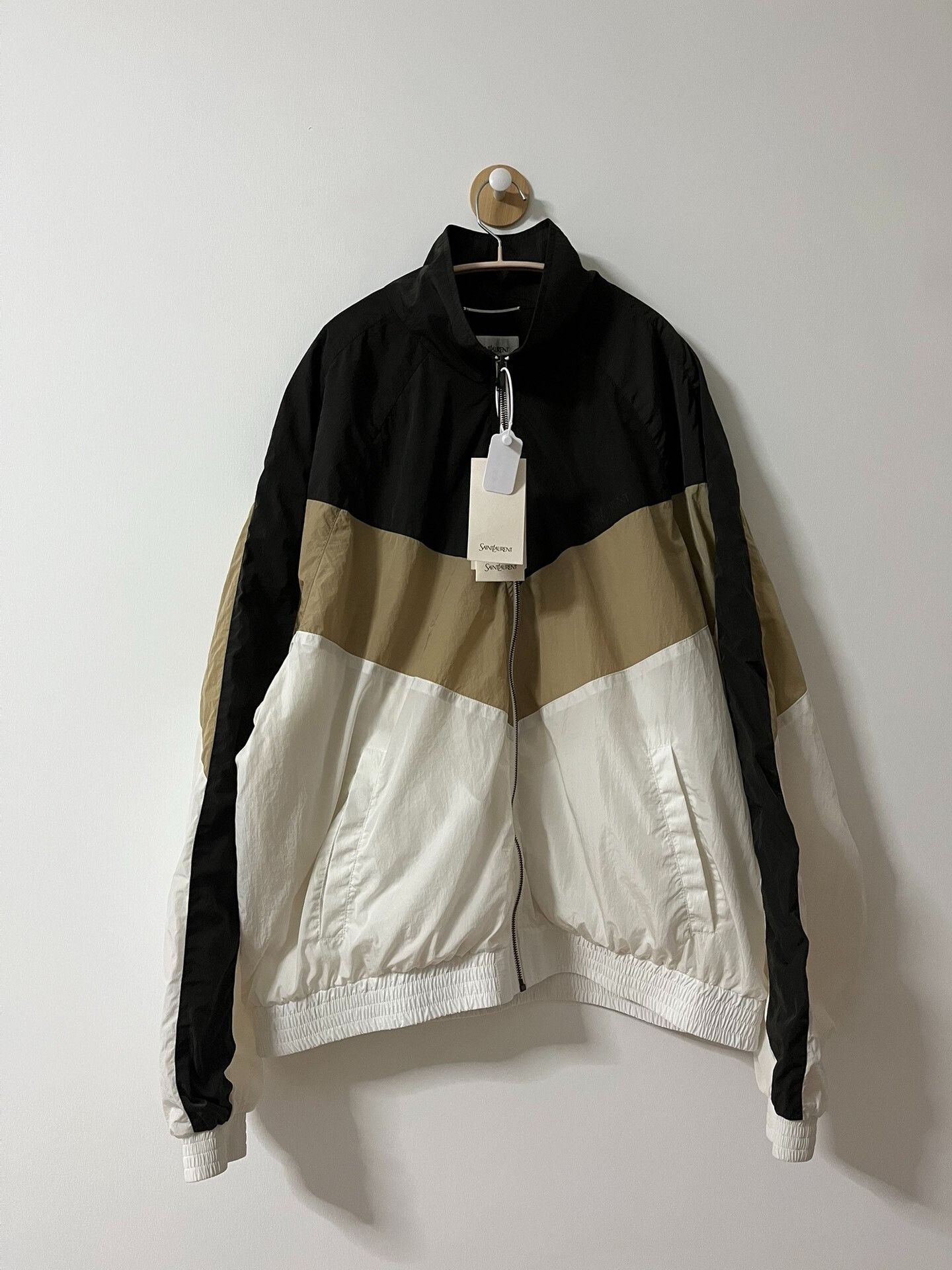 Saint Laurent Paris Saint Laurent Color-Blocked Casual Jacket Size US L / EU 52-54 / 3 - 1 Thumbnail