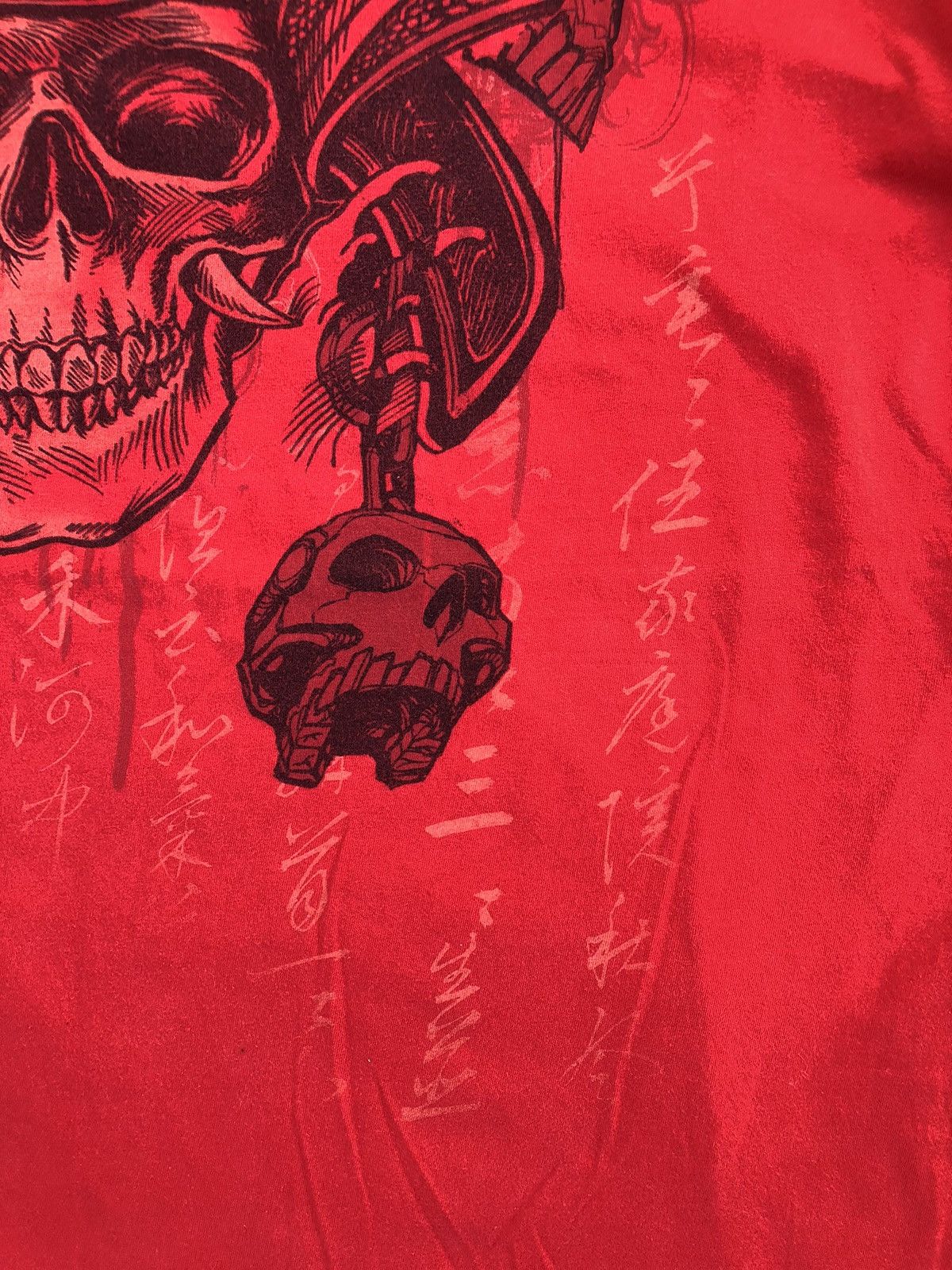 Affliction × Vintage Vintage Y2K MMA ELITE Skulls Affliction Tshirt Size US XL / EU 56 / 4 - 7 Thumbnail
