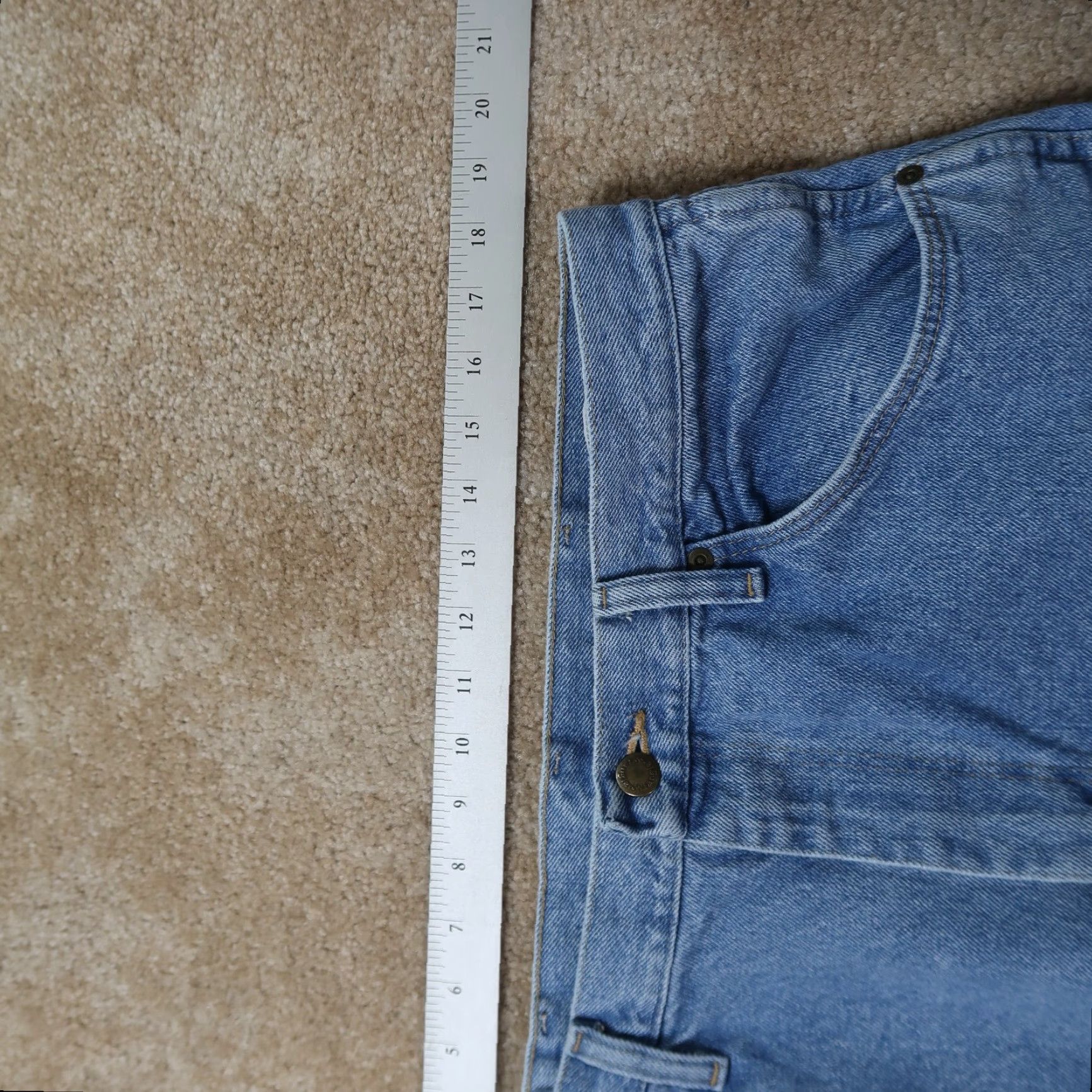Wrangler Wrangler Relaxed Straight Jeans Men’s 36x32 Blue Denim pants Size US 36 / EU 52 - 6 Thumbnail