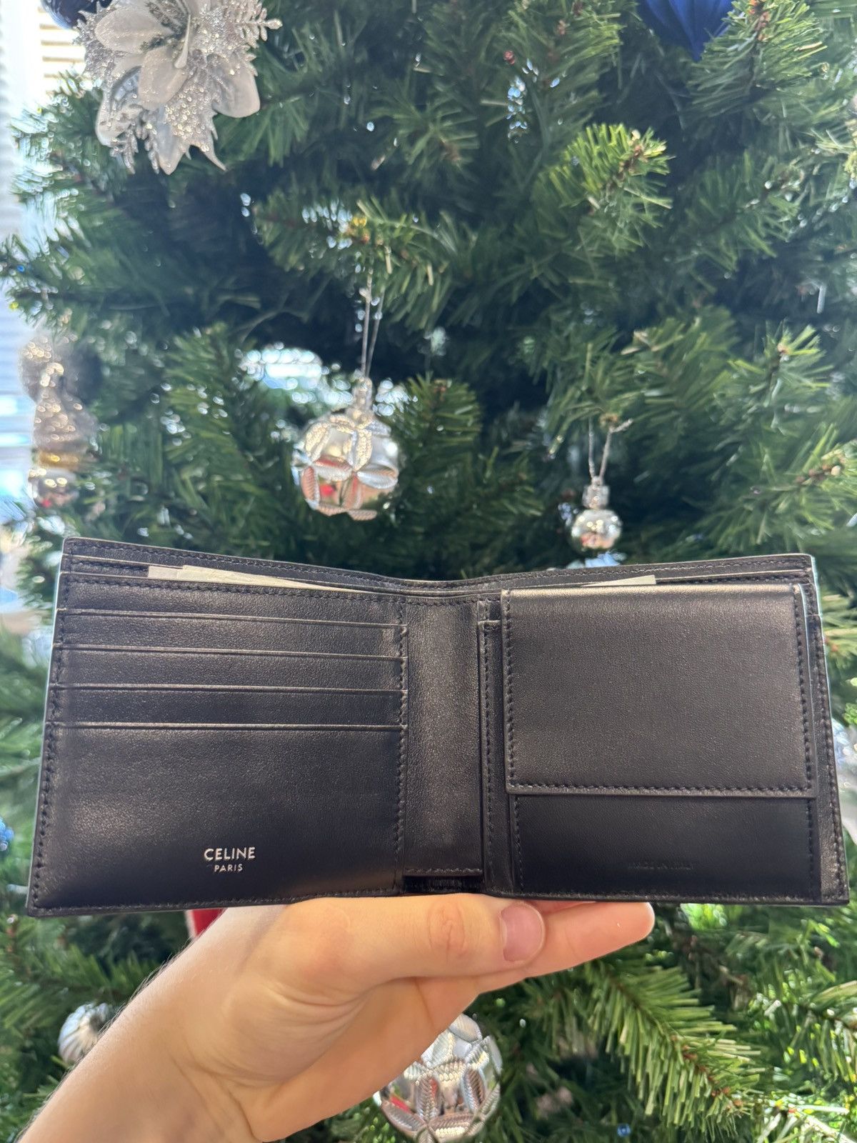 Celine Celine BI - FOLD WALL Black Wallet Size ONE SIZE - 8 Thumbnail